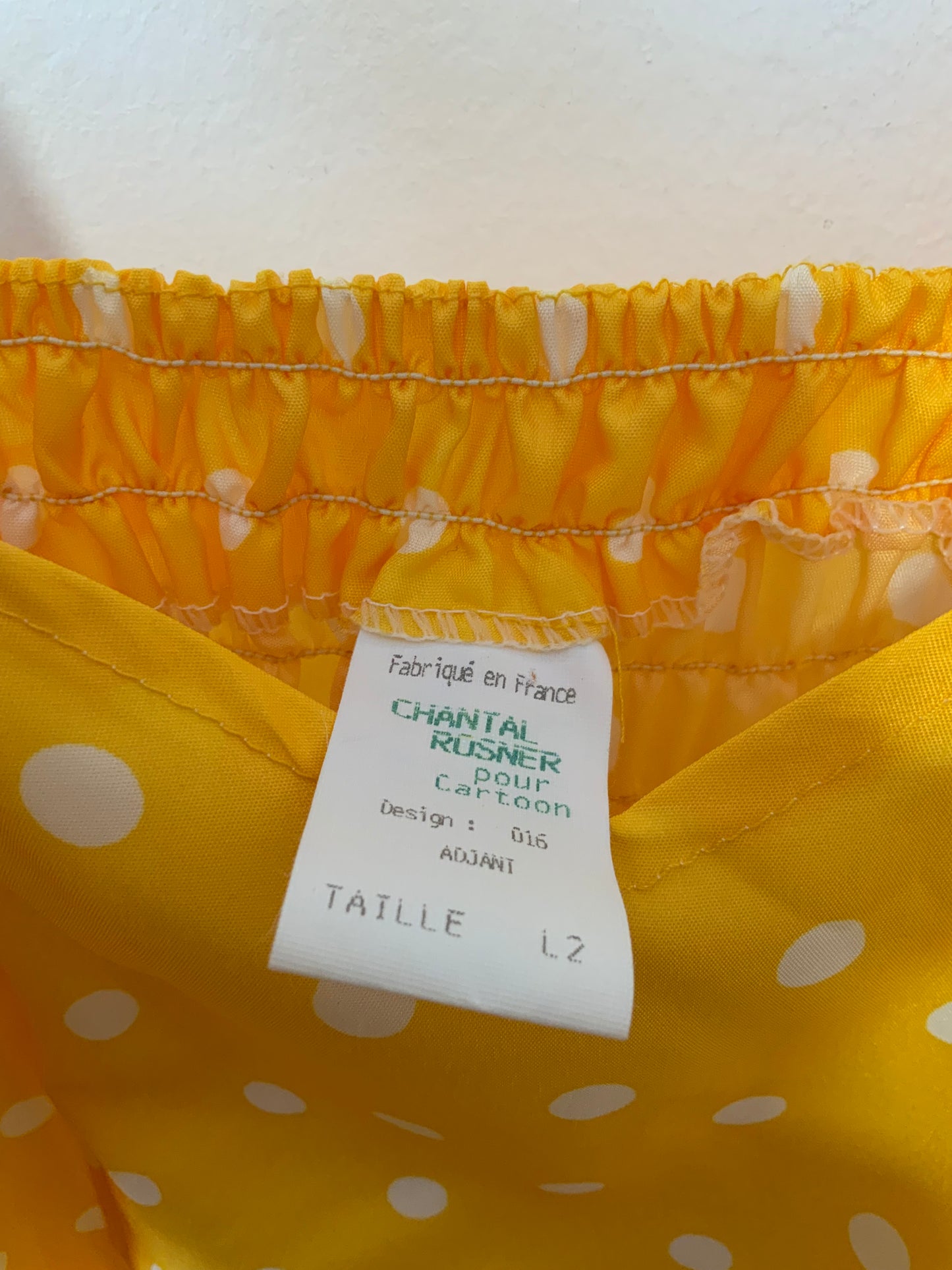 Superbe robe à volants Vintage 1980 France Original