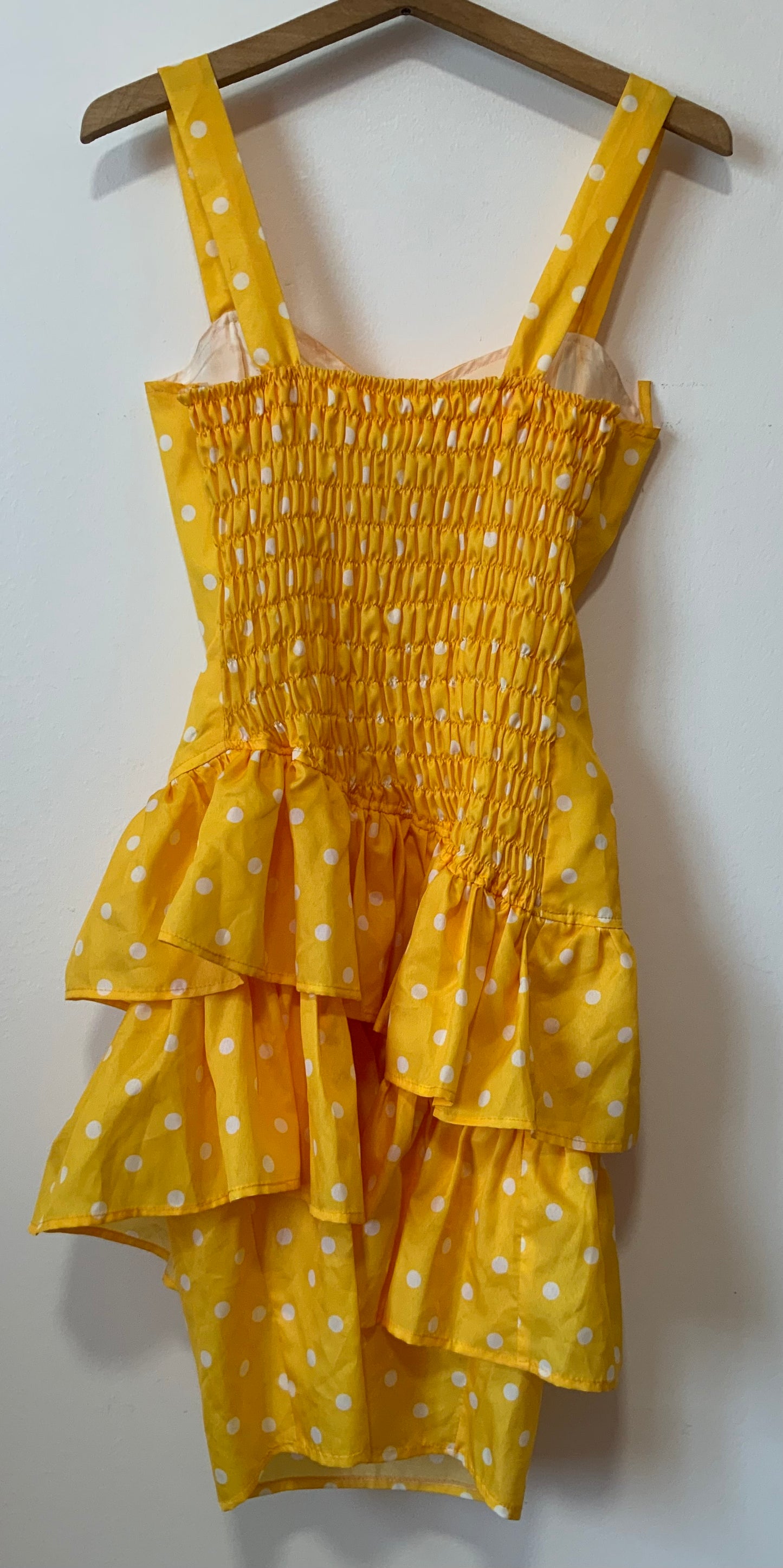 Superbe robe à volants Vintage 1980 France Original