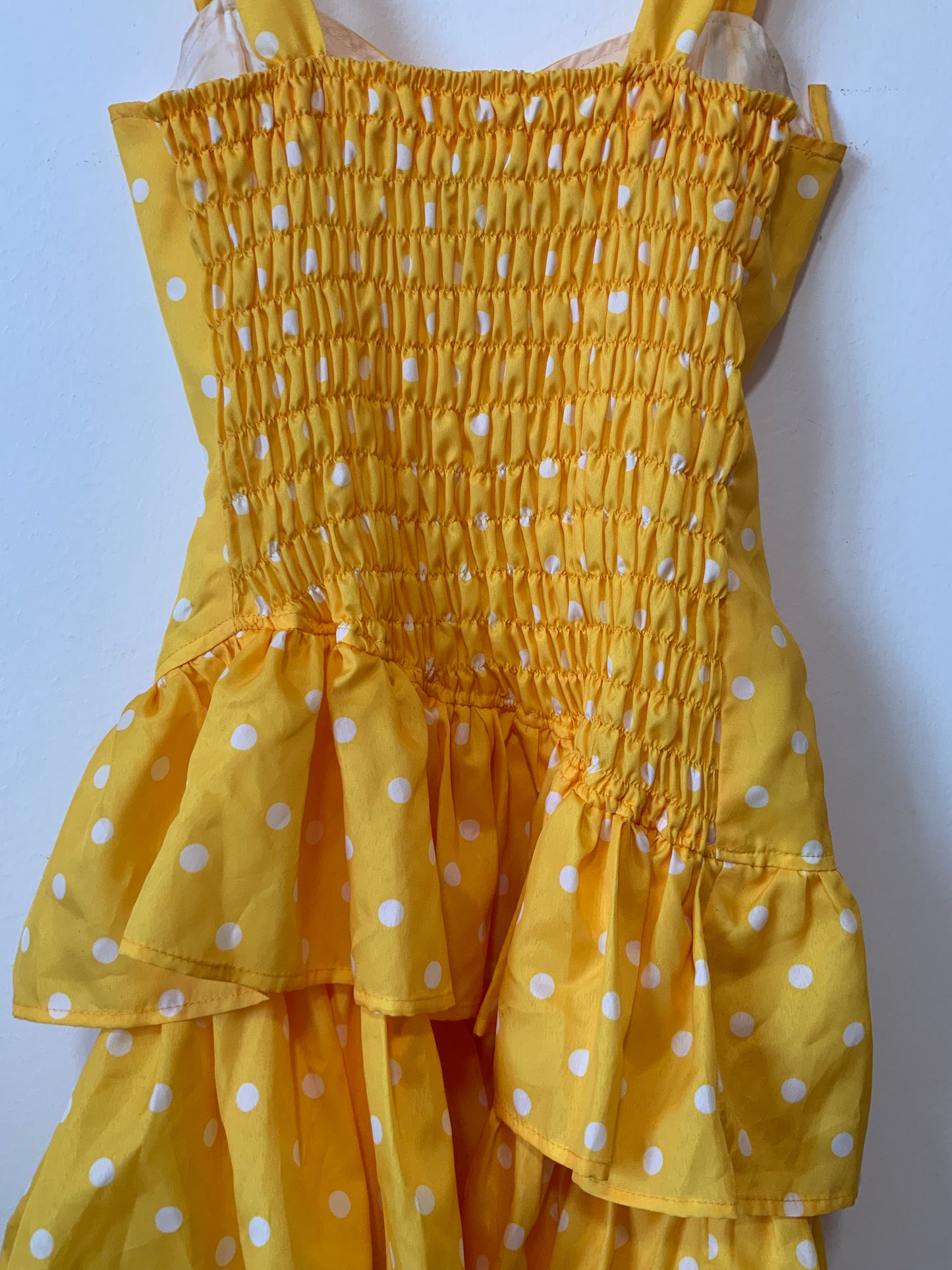 Superbe robe à volants Vintage 1980 France Original