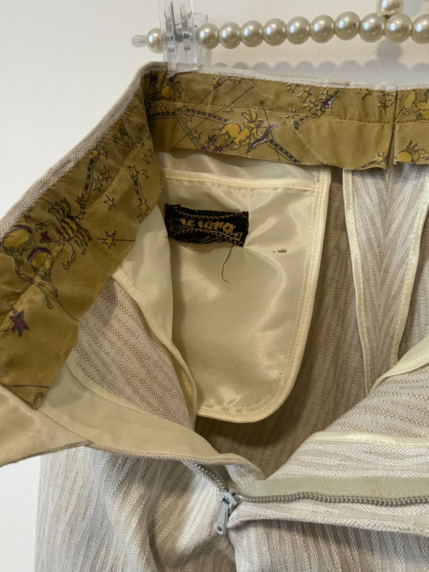 Pantalon pattes d’éléphant Vintage 1970 Chic