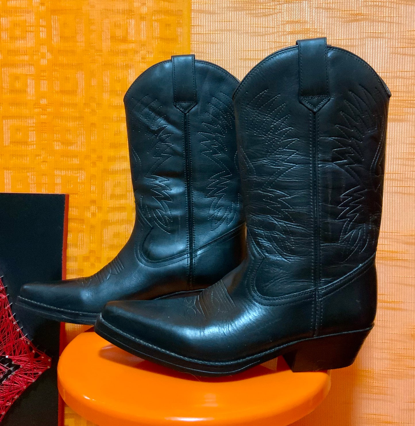Bottes Santiags Cuir Noir Kentucky’s Western - Spain