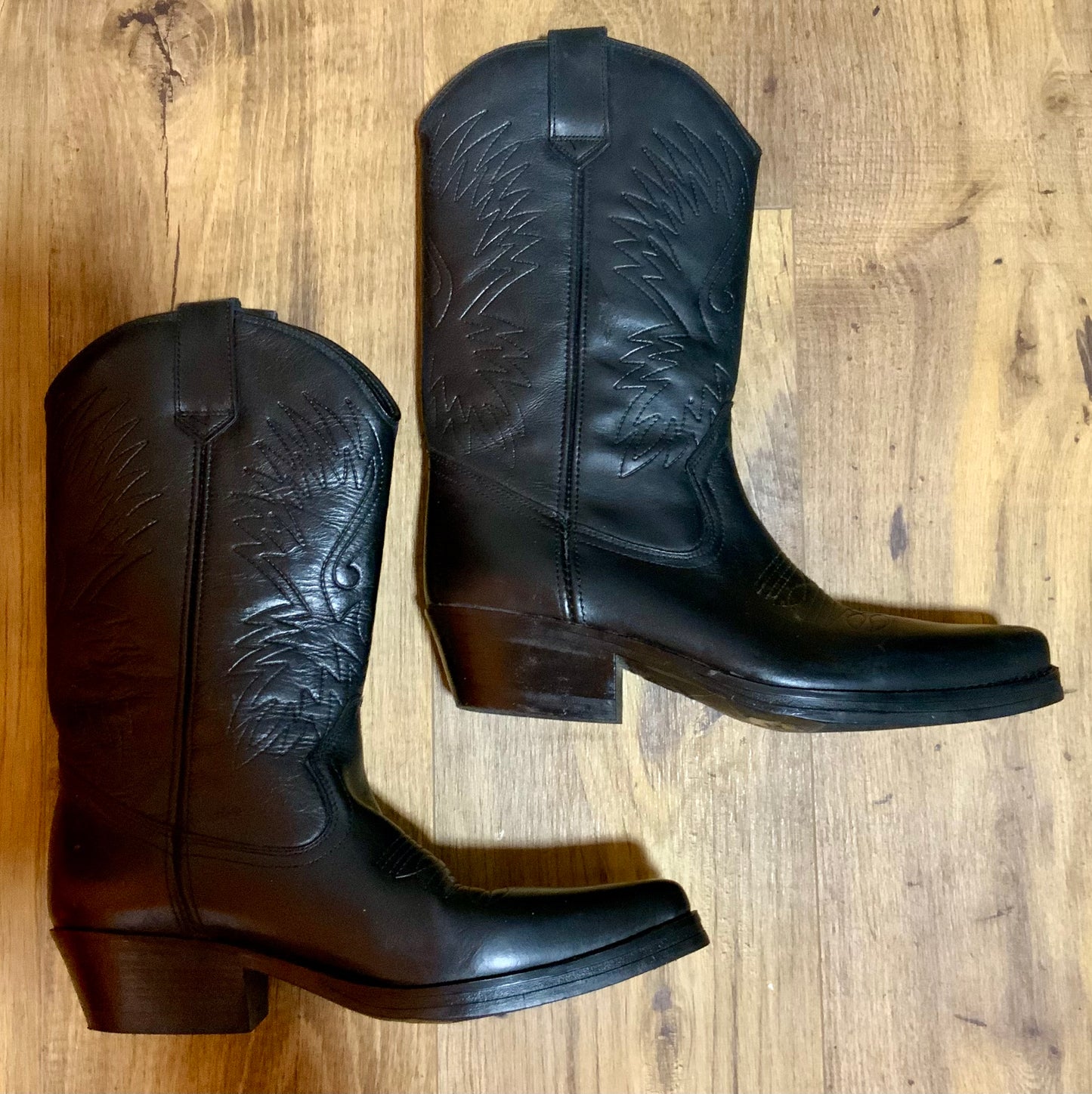 Bottes Santiags Cuir Noir Kentucky’s Western - Spain