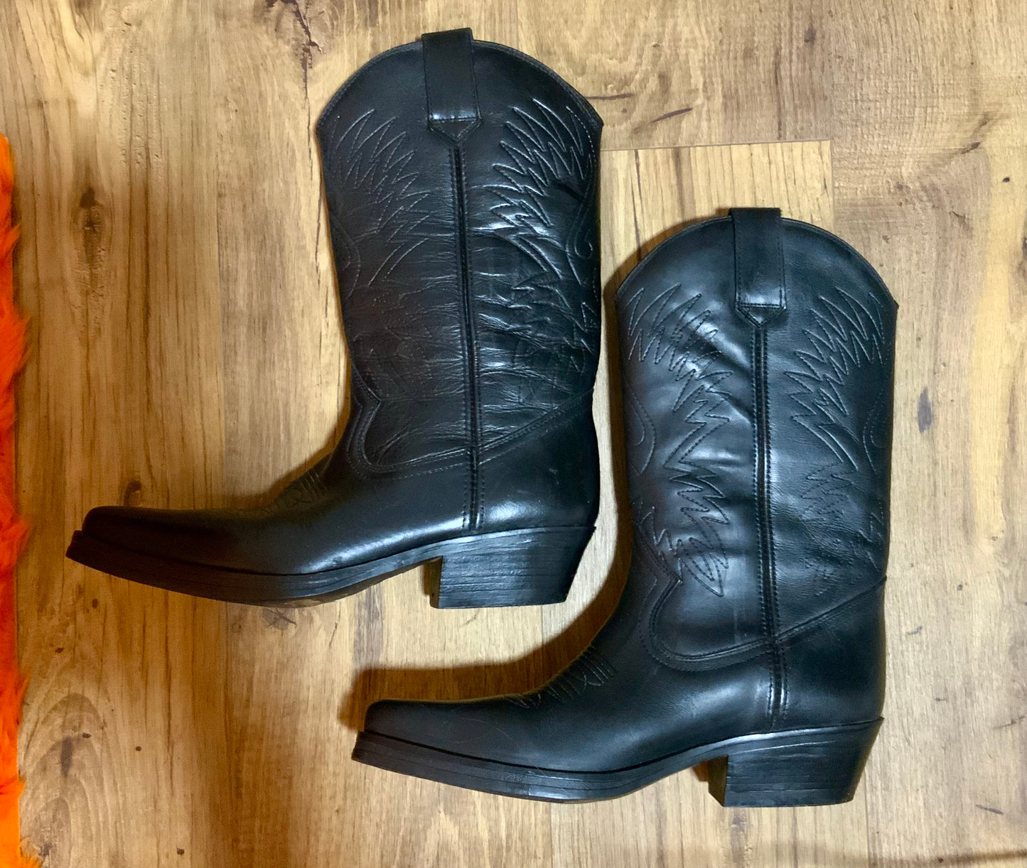 Bottes Santiags Cuir Noir Kentucky’s Western - Spain