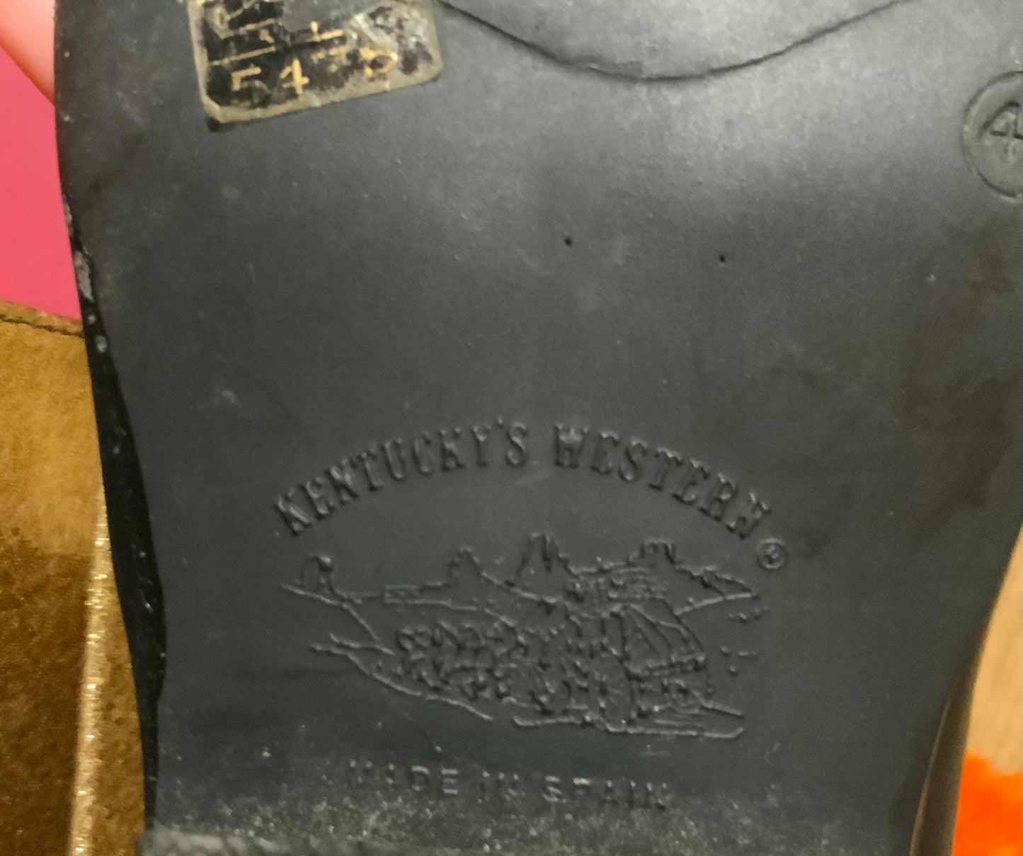 Bottes Santiags Cuir Noir Kentucky’s Western - Spain