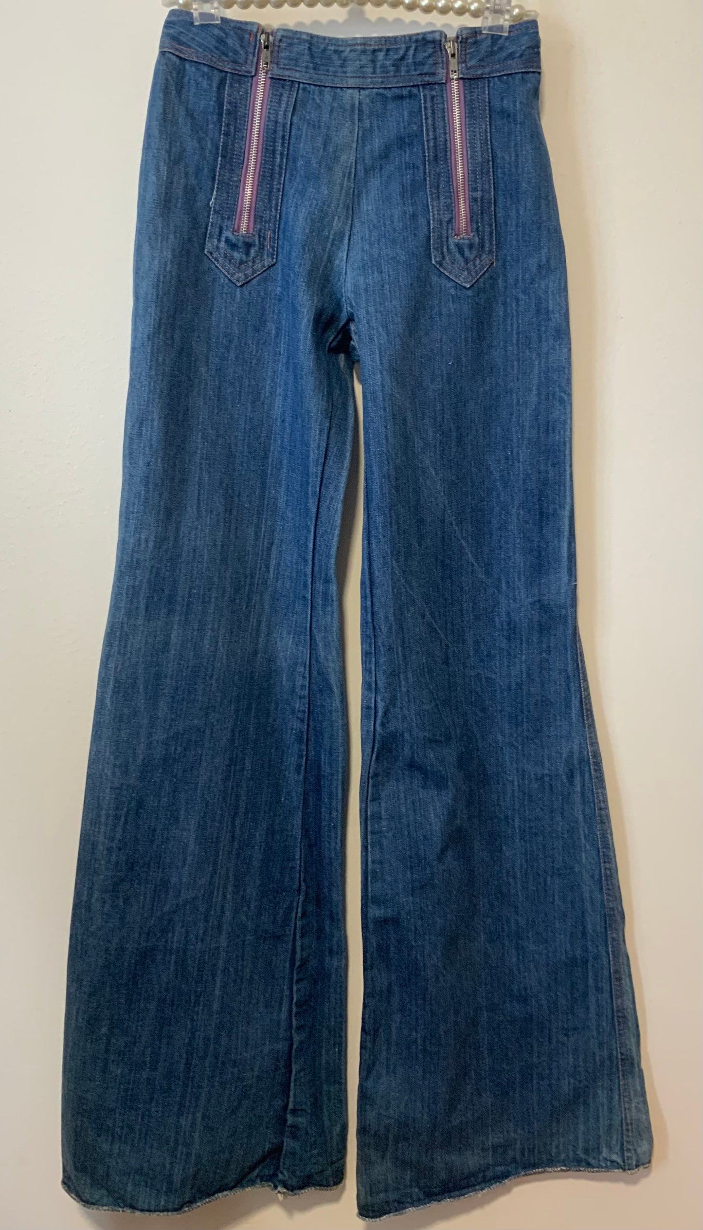 Sublime Jean Pattes d’éléphant 1970 Deadstock Modèle Elvis 1975