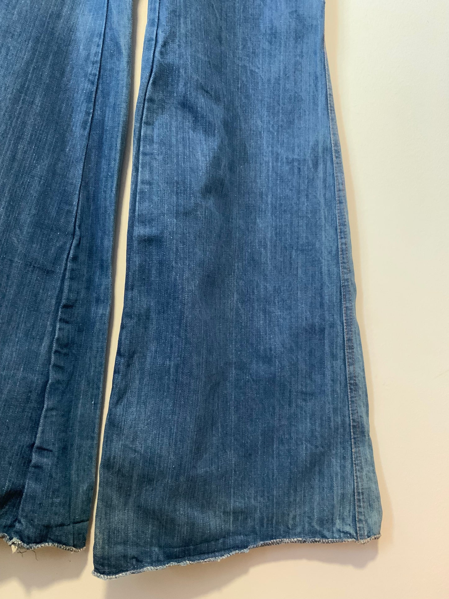 Sublime Jean Pattes d’éléphant 1970 Deadstock Modèle Elvis 1975