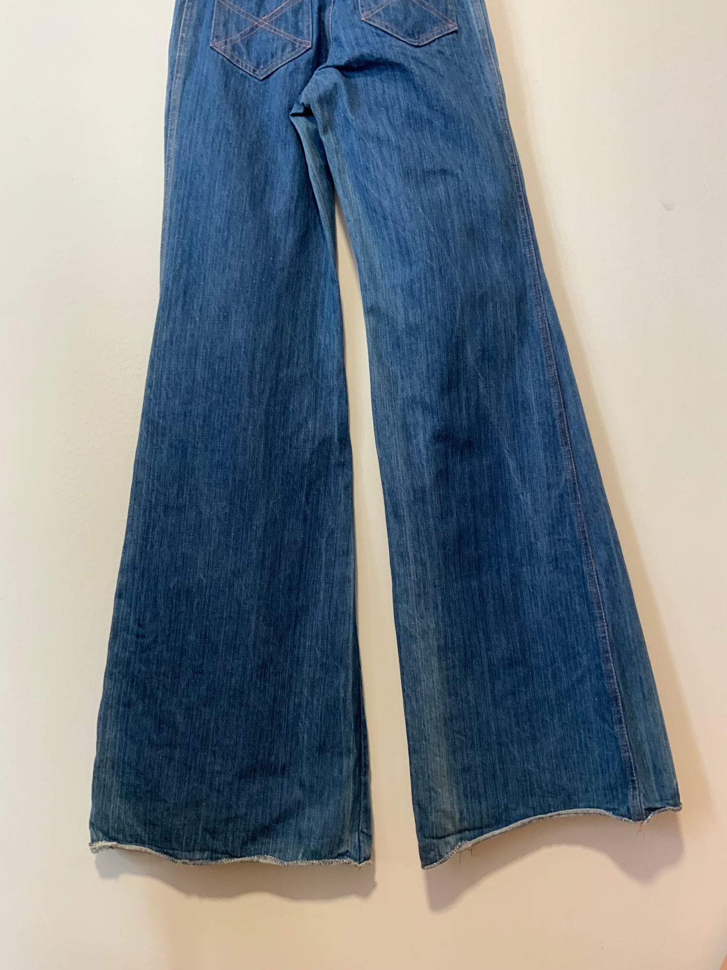 Sublime Jean Pattes d’éléphant 1970 Deadstock Modèle Elvis 1975