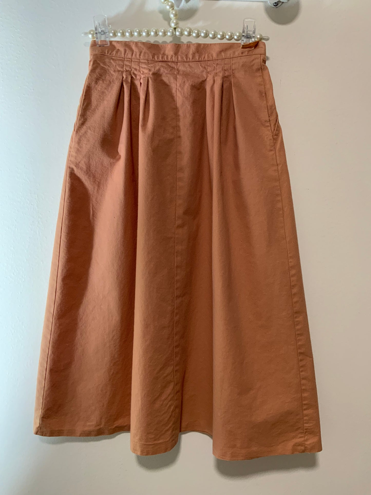 Jupe boutonnée Coton Vintage Deadstock 1970 France