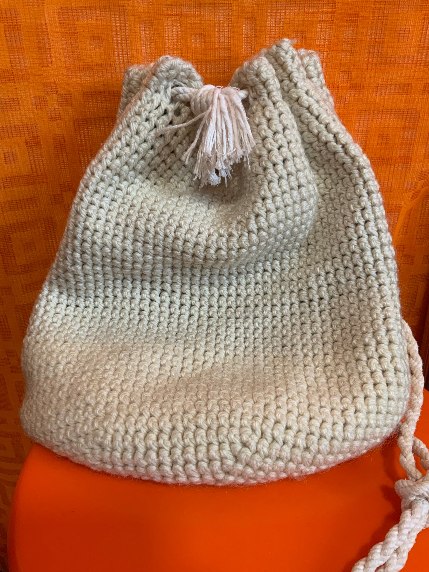 Sac à main bourse en laine Vintage 1980 Bohème