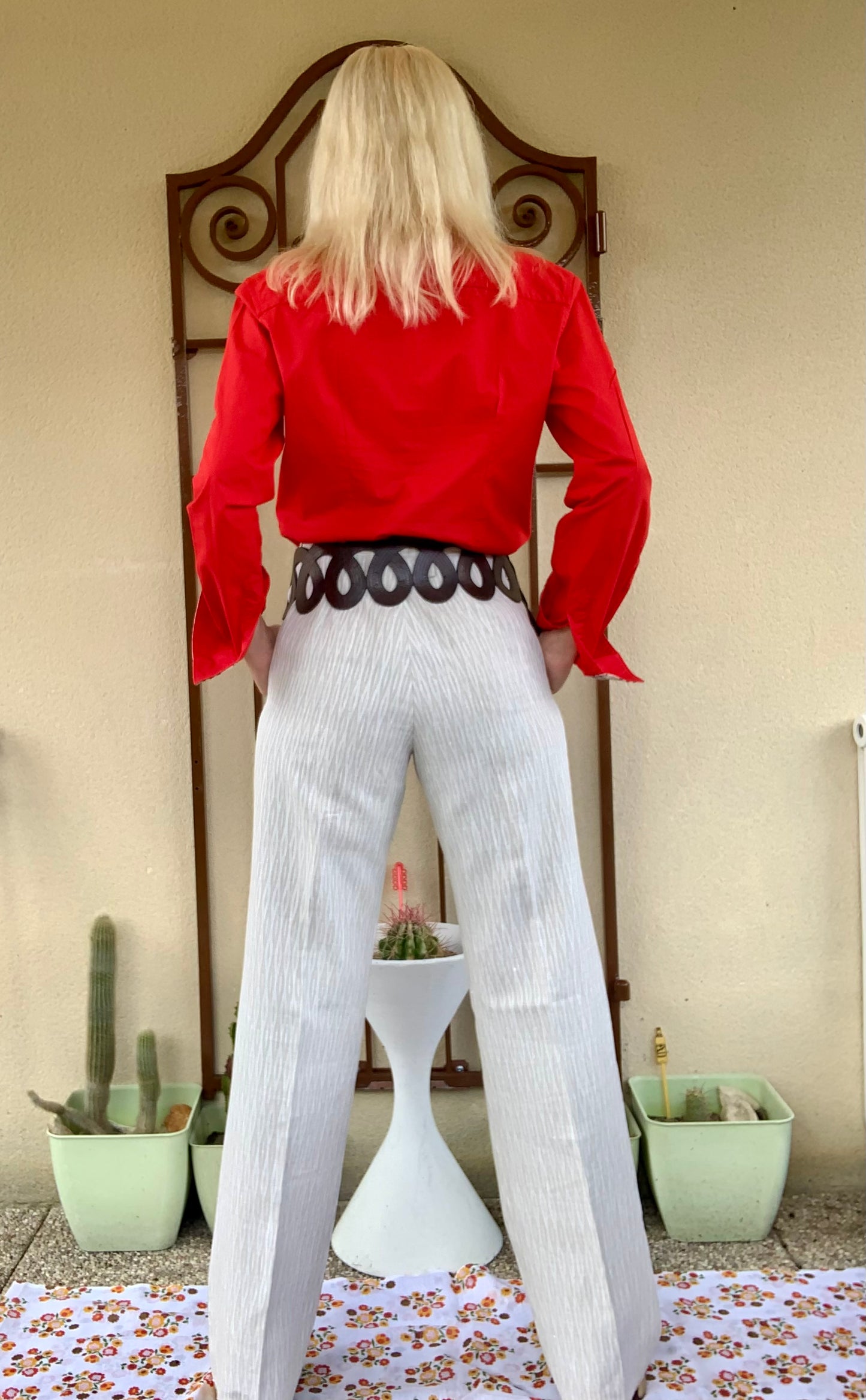 Pantalon pattes d’éléphant Vintage 1970 Chic