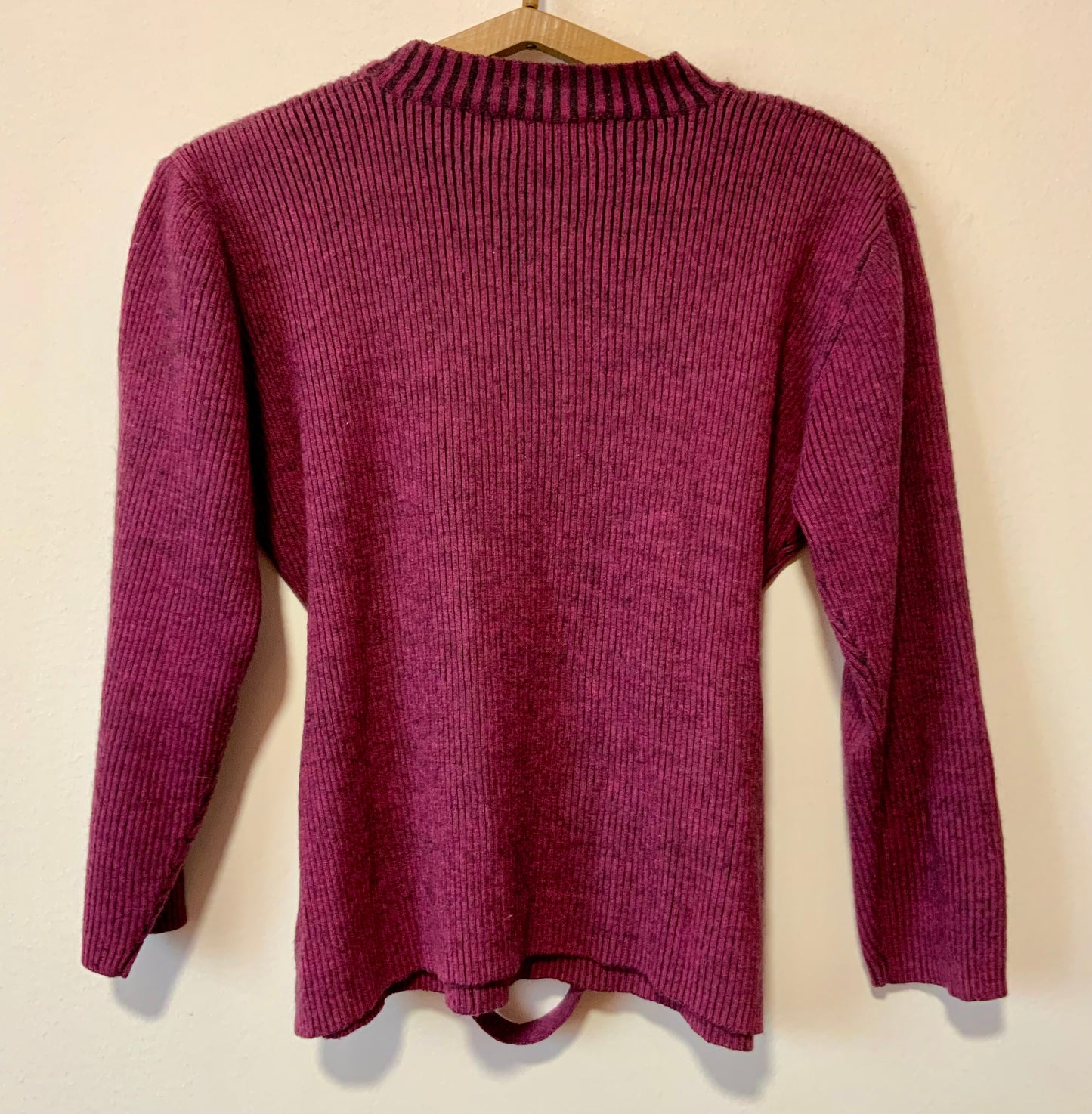 Pull chaussette Rose avec ceinture Vintage 1990