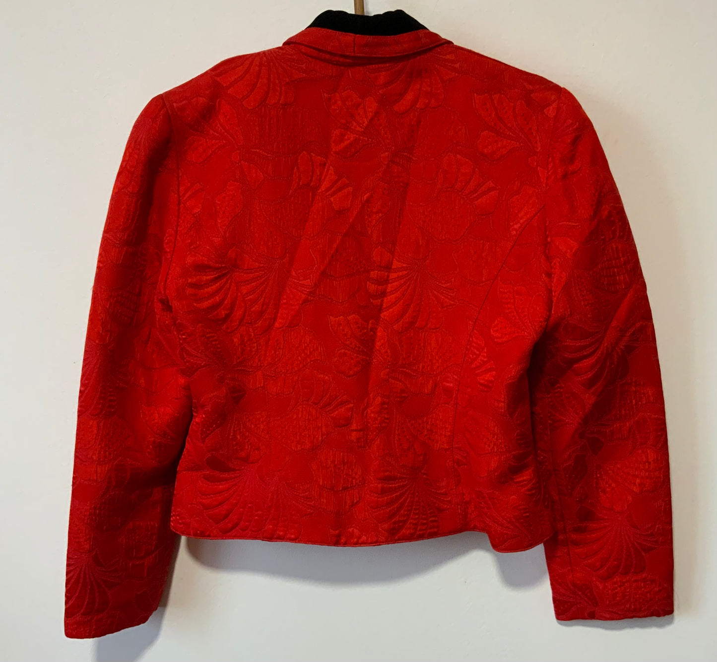 Sublime Veste Rouge et velours Vintage 1980/90 Création France