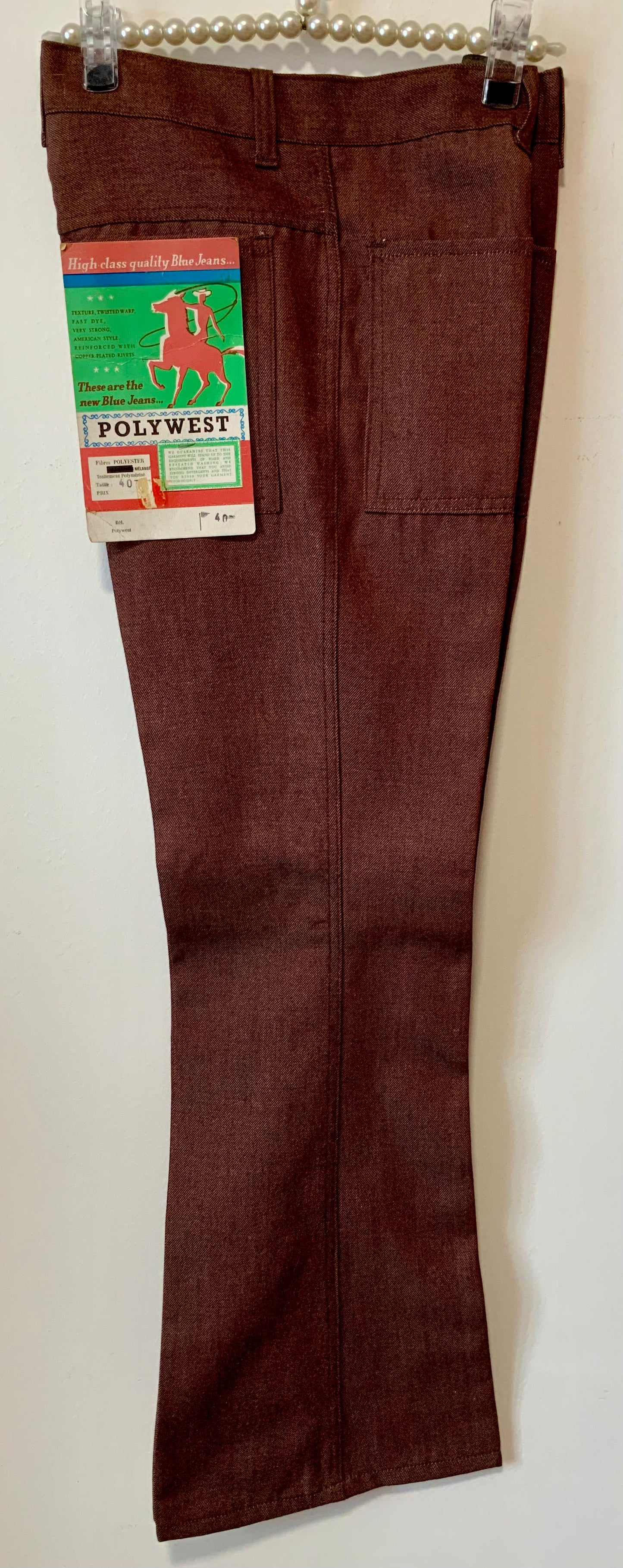 Pantalon Authentique Pattes d’éléphant Vintage Neuf Seventies 70’s Denim