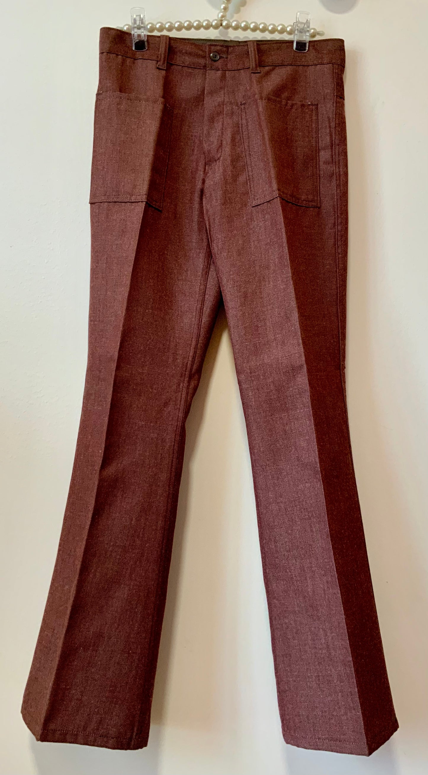 Pantalon Authentique Pattes d’éléphant Vintage Neuf Seventies 70’s Denim