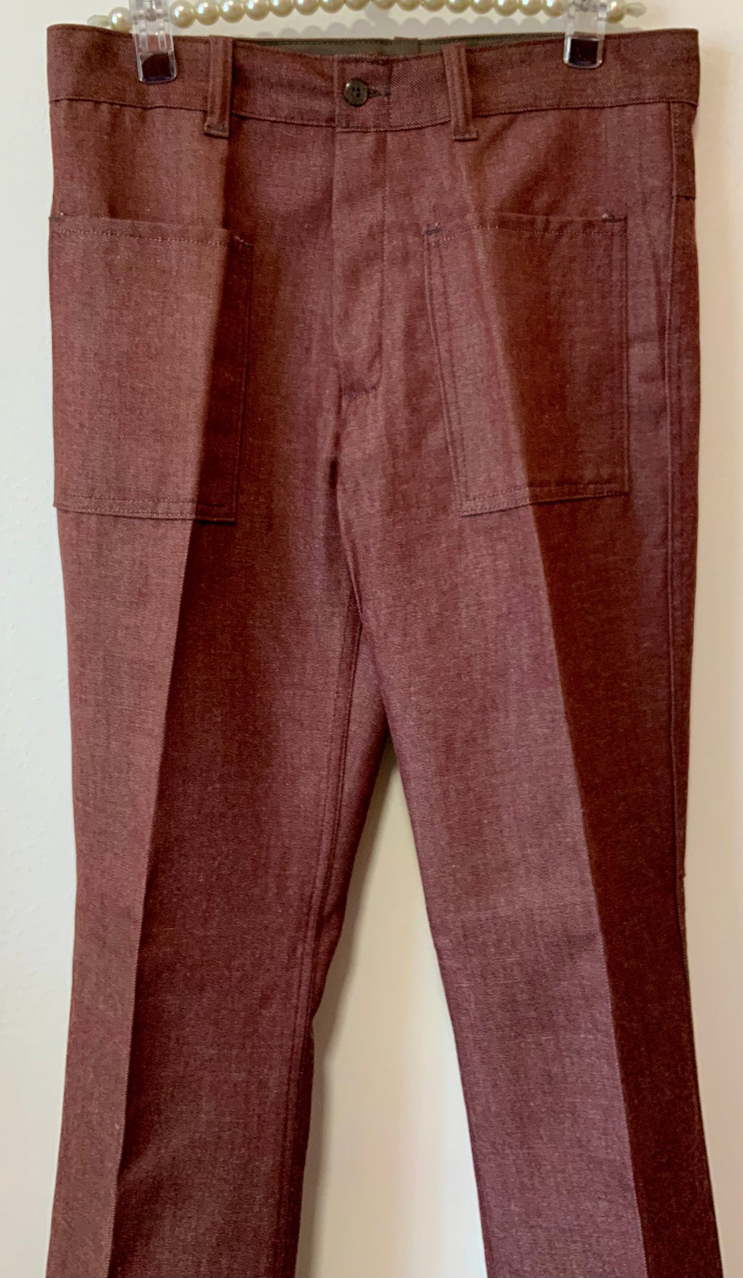 Pantalon Authentique Pattes d’éléphant Vintage Neuf Seventies 70’s Denim