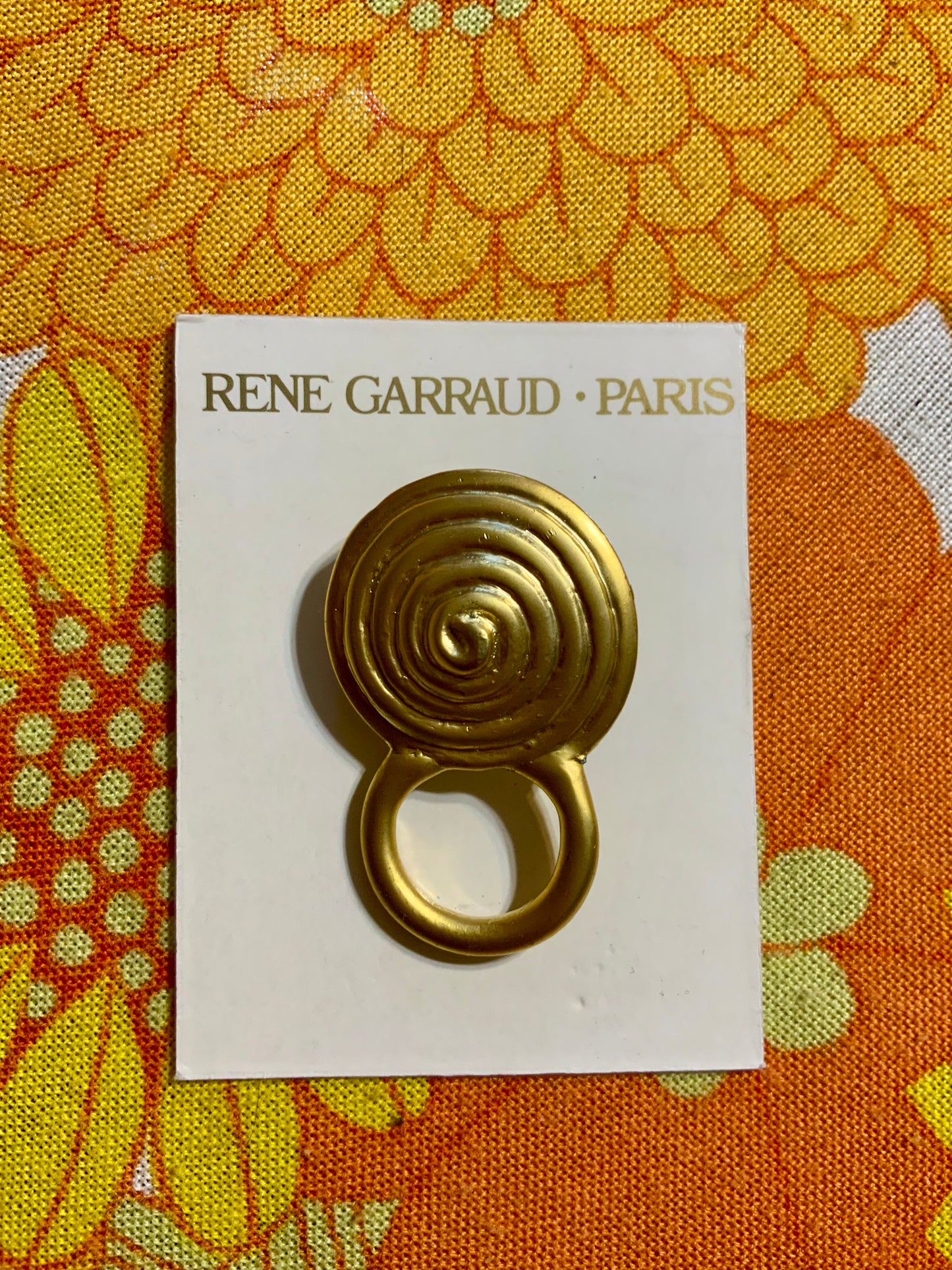 Broche René Garraud Neuve Deadstock Haut de gamme Bijou Vintage