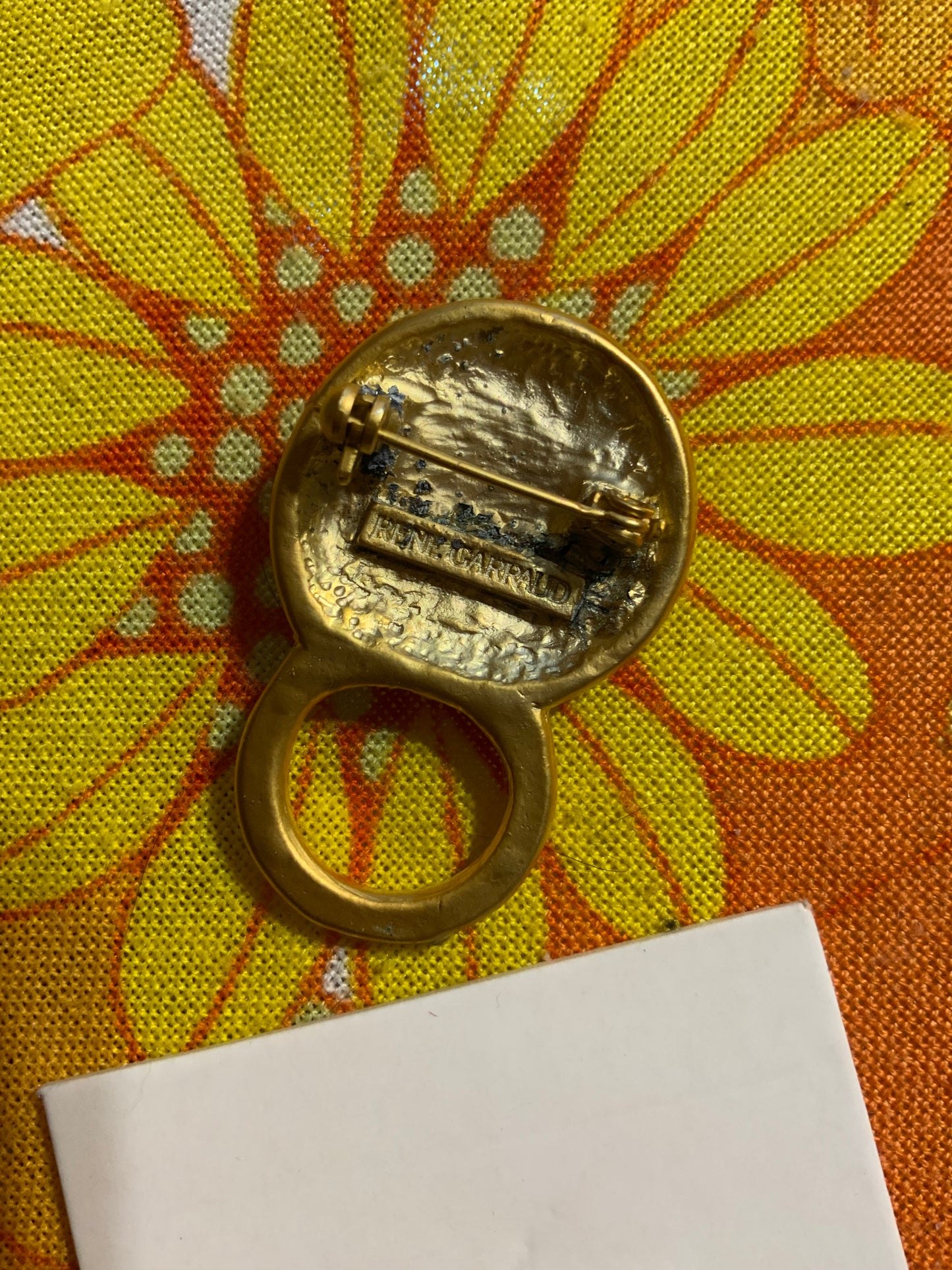 Broche René Garraud Neuve Deadstock Haut de gamme Bijou Vintage