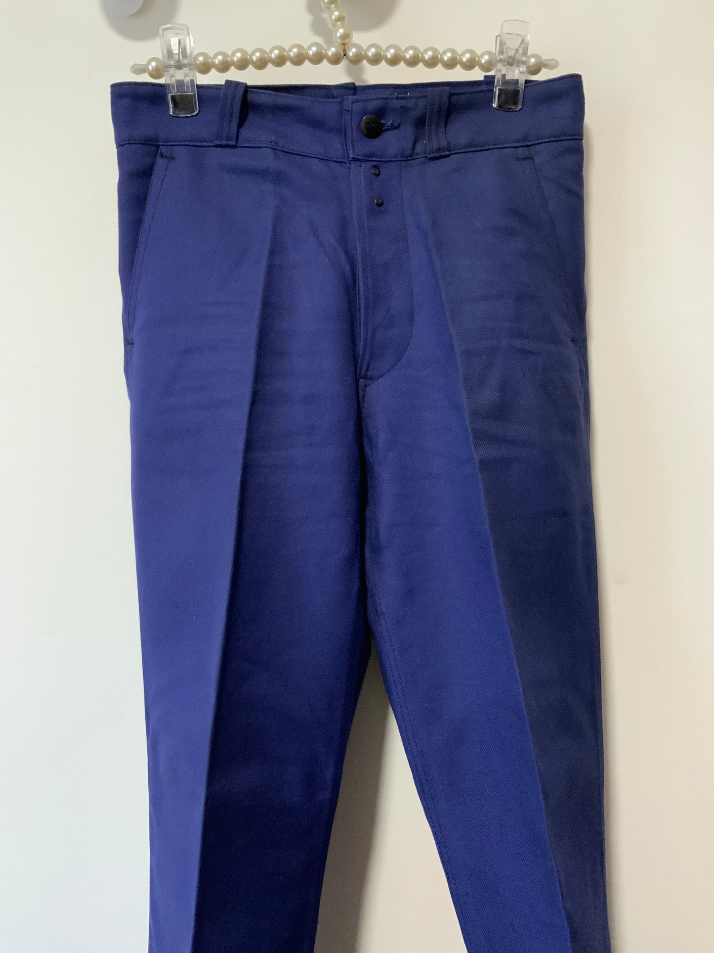 Pantalon Flare Bleu de travail Vintage Deadstock Pattes d’Eph Original France