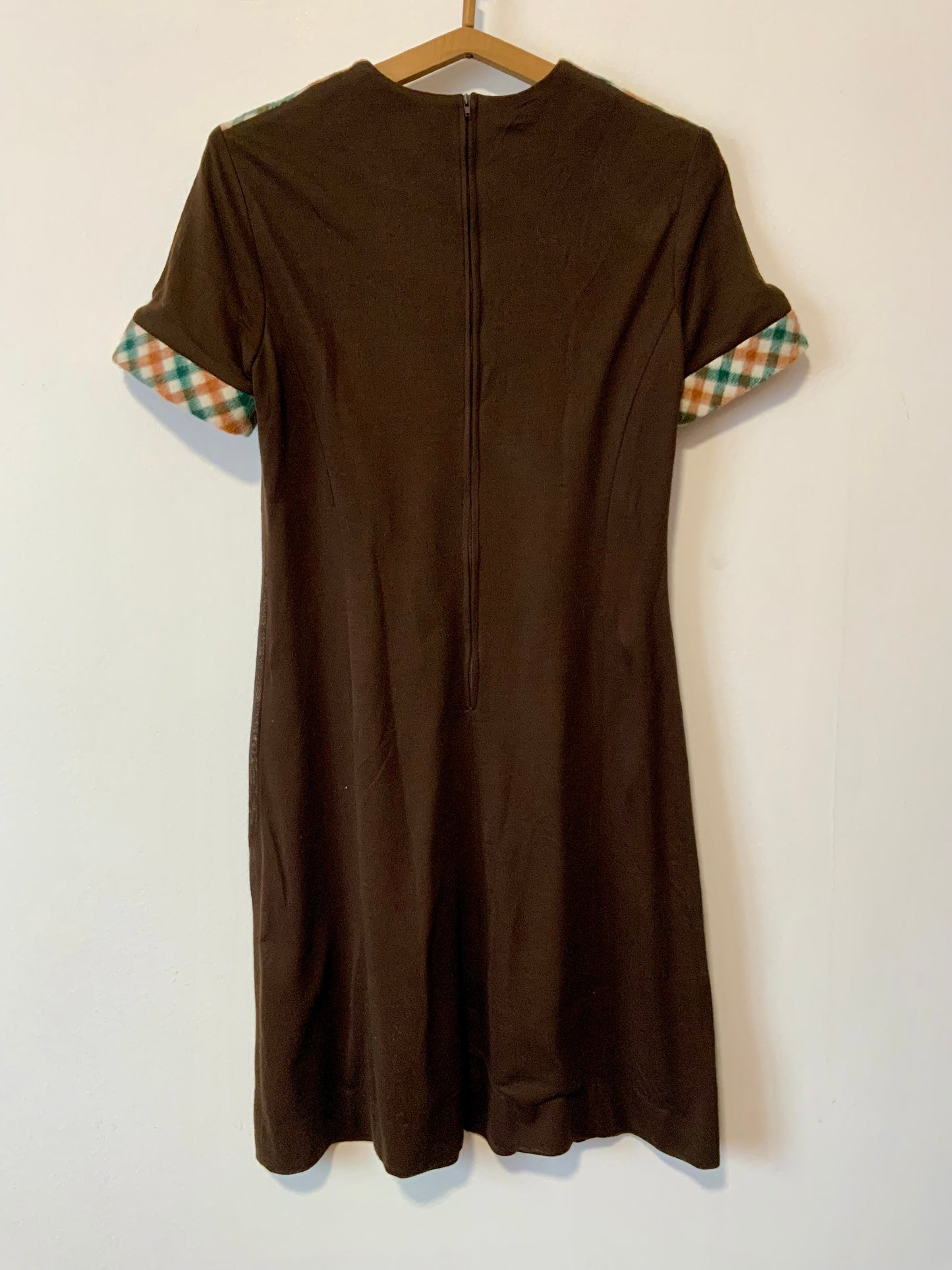 Robe Carreaux Originale Vintage 1970 Seventies France