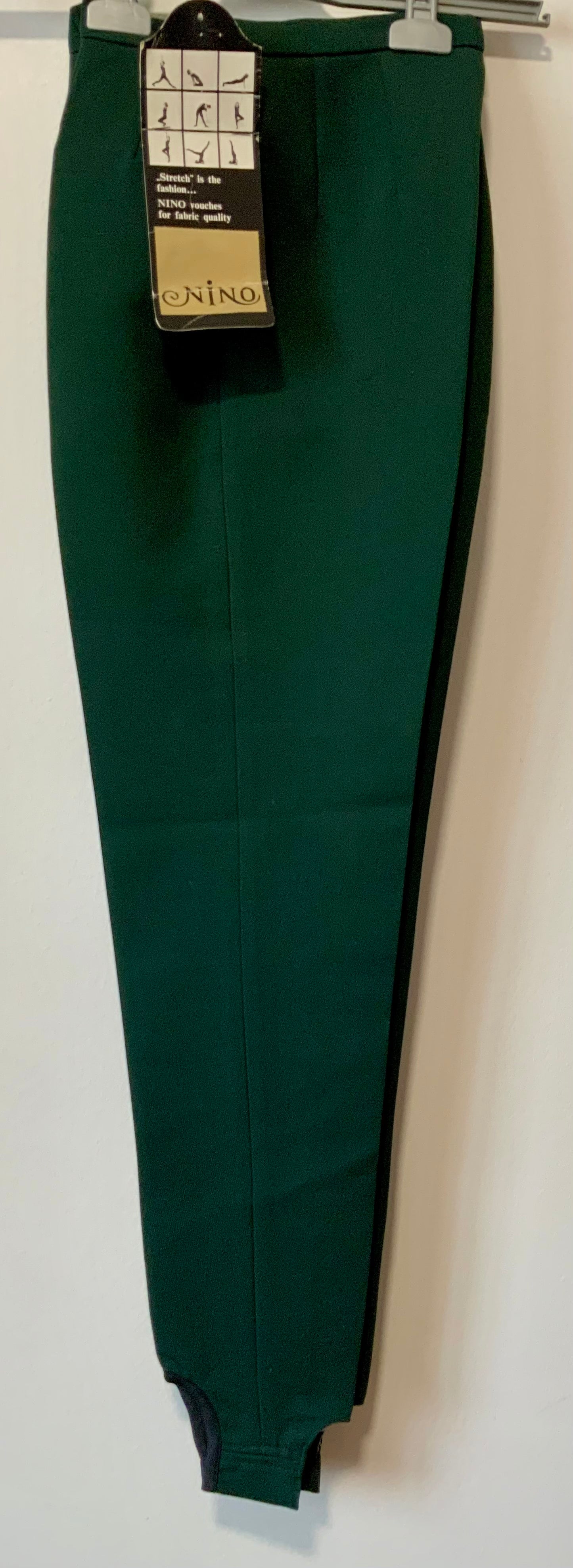 Fuseau Pantalon plis Vintage Neuf Deadstock Stretch 1980 Made in France