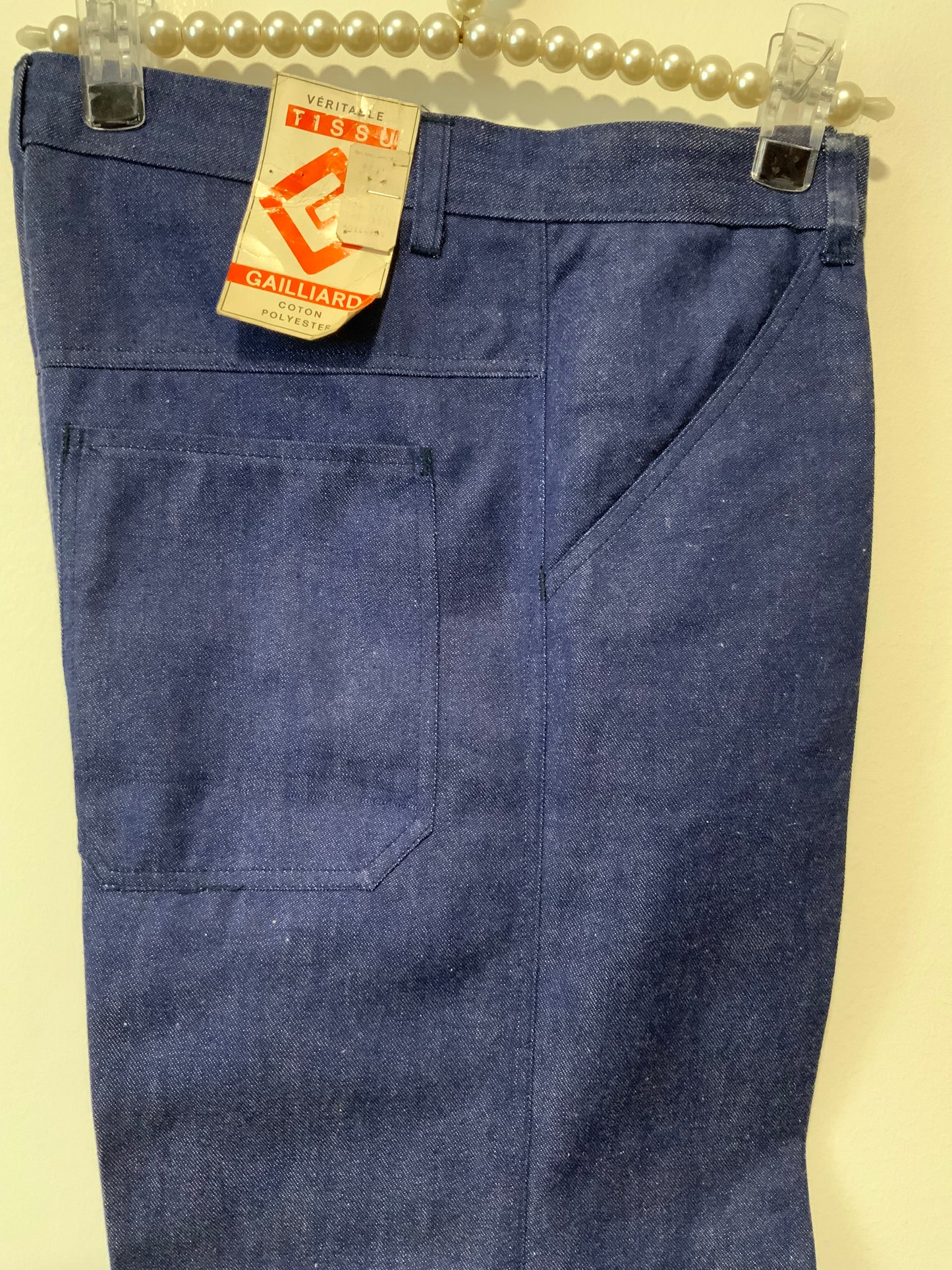 Jean Pattes d’elephant Denim 70s Deadstock Vintage 1971