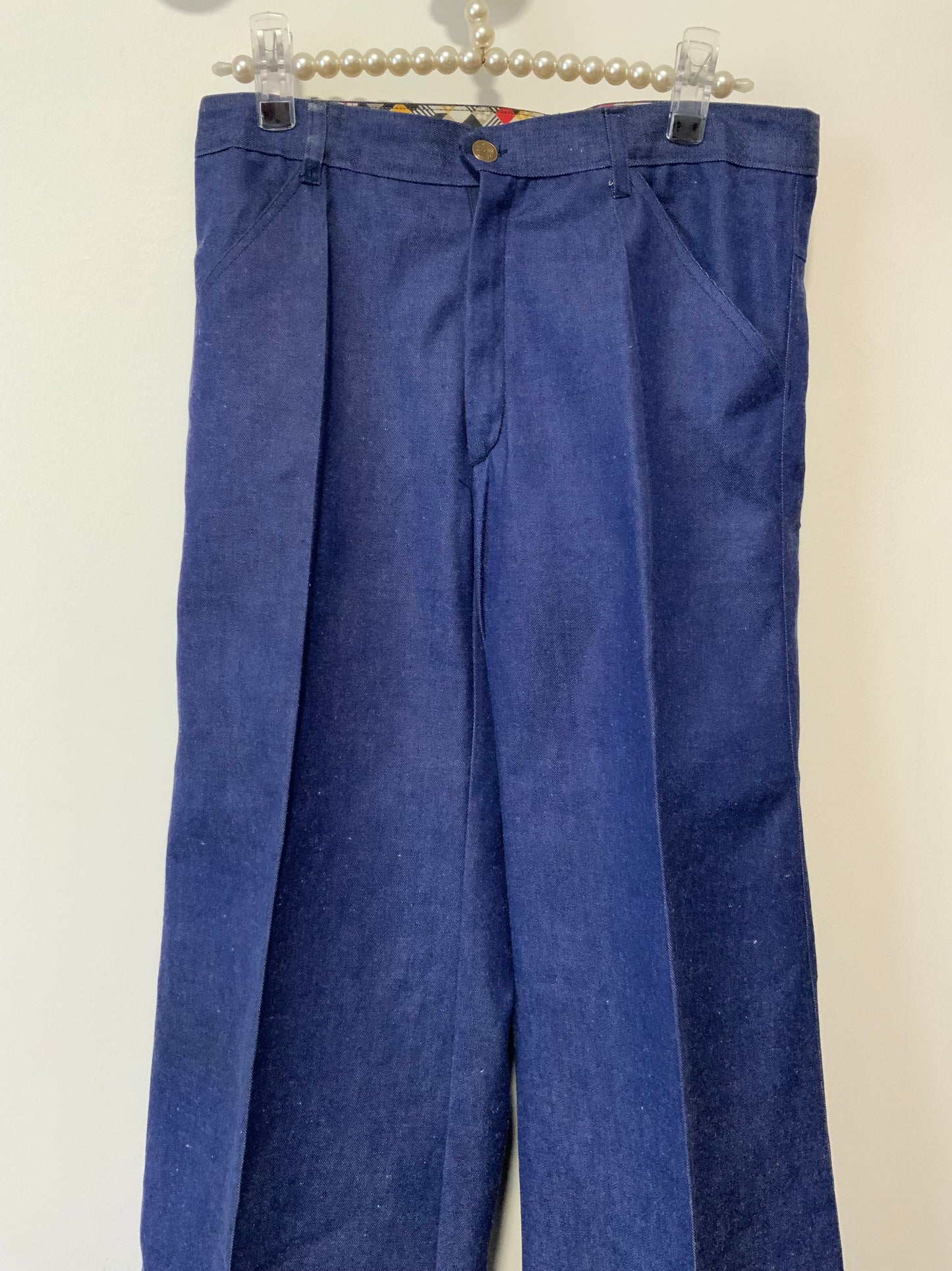 Jean Pattes d’elephant Denim 70s Deadstock Vintage 1971