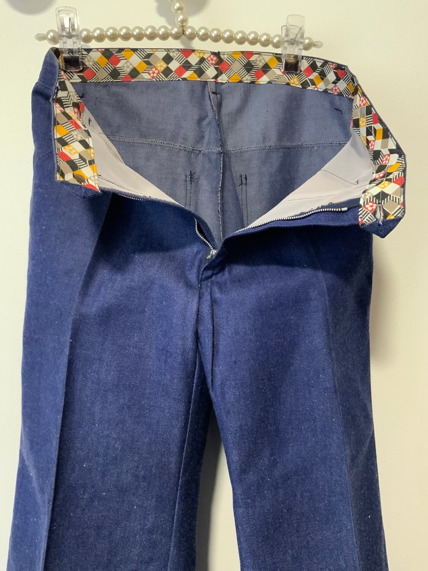 Jean Pattes d’elephant Denim 70s Deadstock Vintage 1971