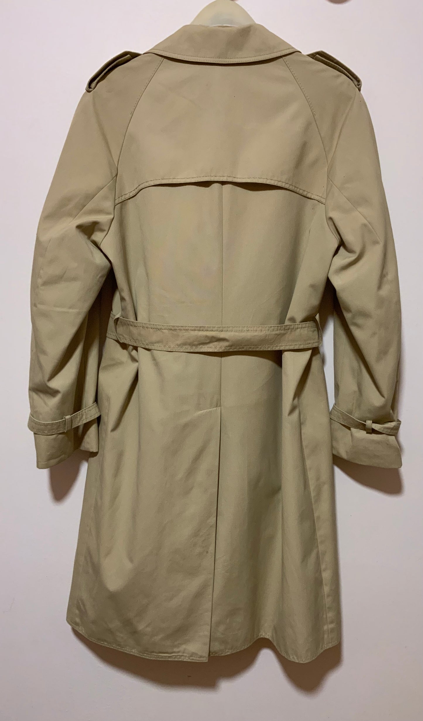 Très beau Trench Made in Belgium Tissu Tergal Rainsafe Imperméable