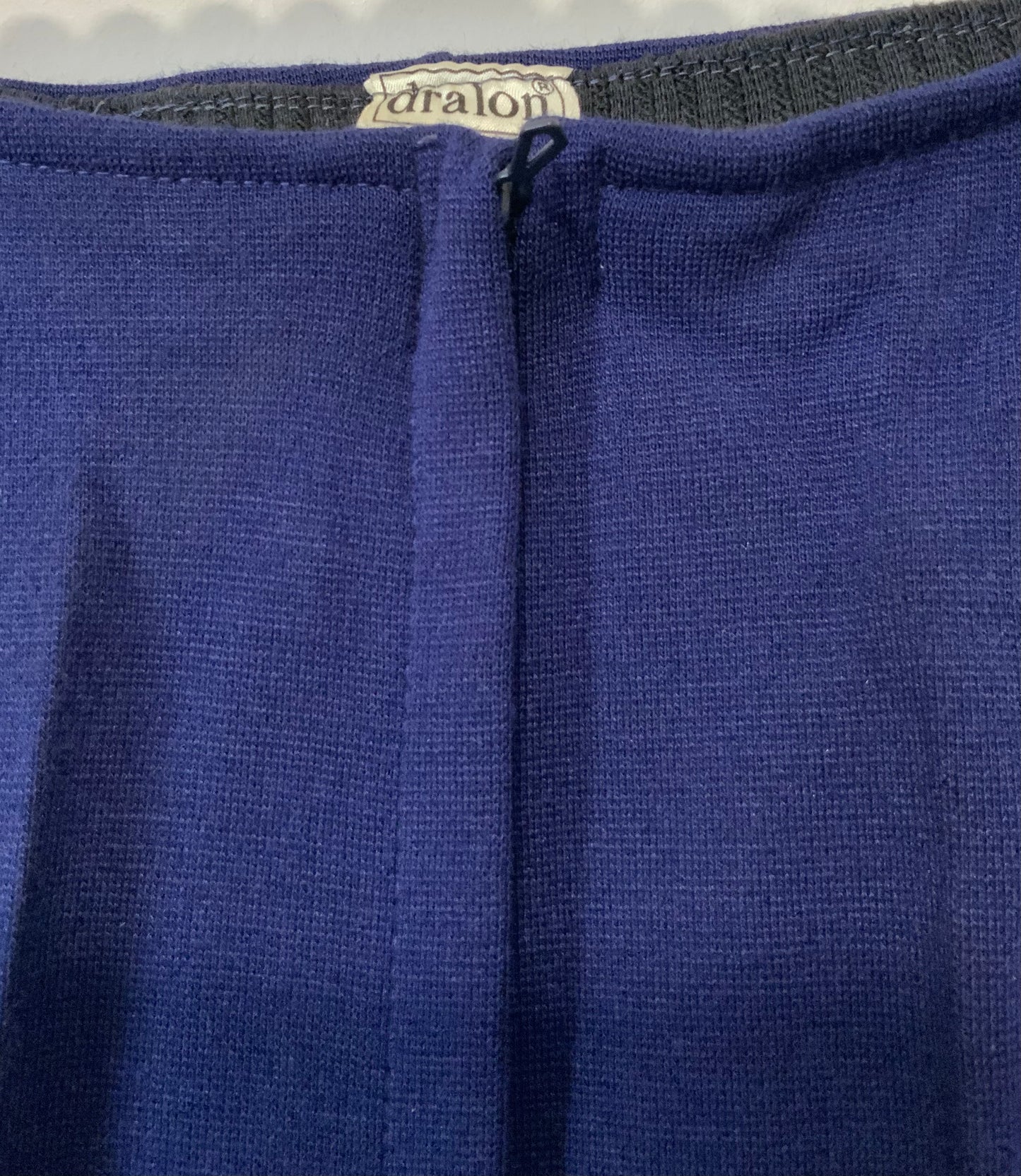 Pantalon Flare Pattes d’éléphant Vintage 1970 en Dralon Deadstock