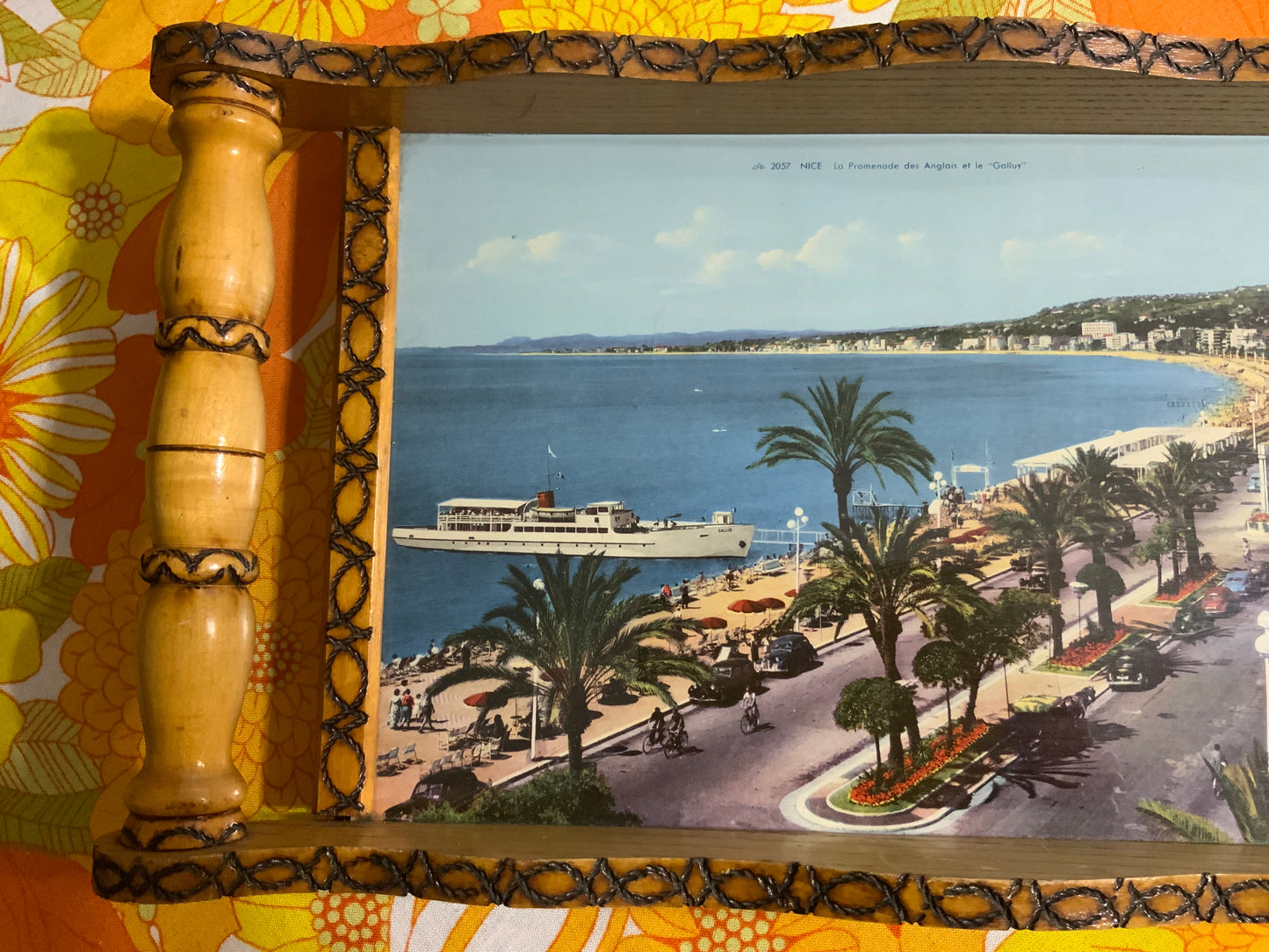 Splendide grand Vintage Plateau Nice Côte d’Azur