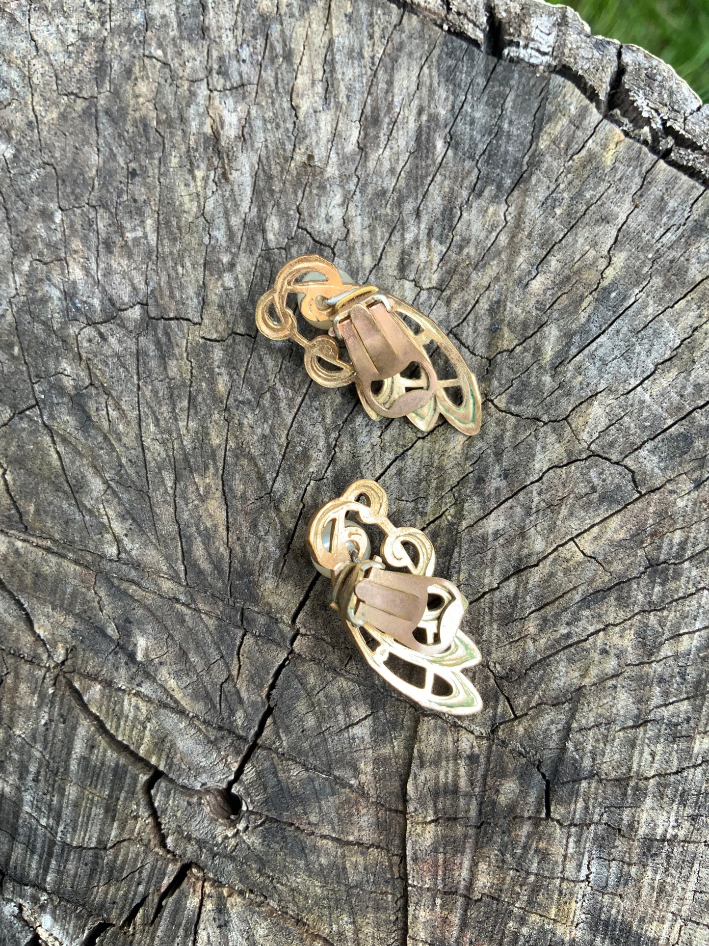 Boucles d’oreilles Ailes d’Anges Vintage