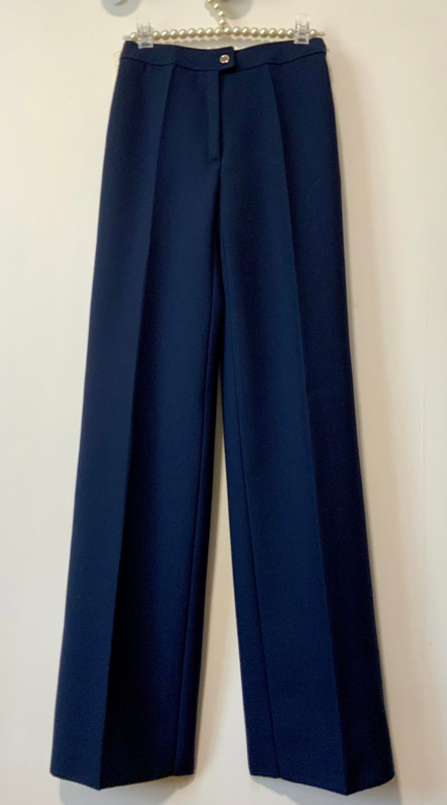 Pantalon Flare Large Tergal Deadstock Vintage 1970 Modele Florence Pattes d’elephant
