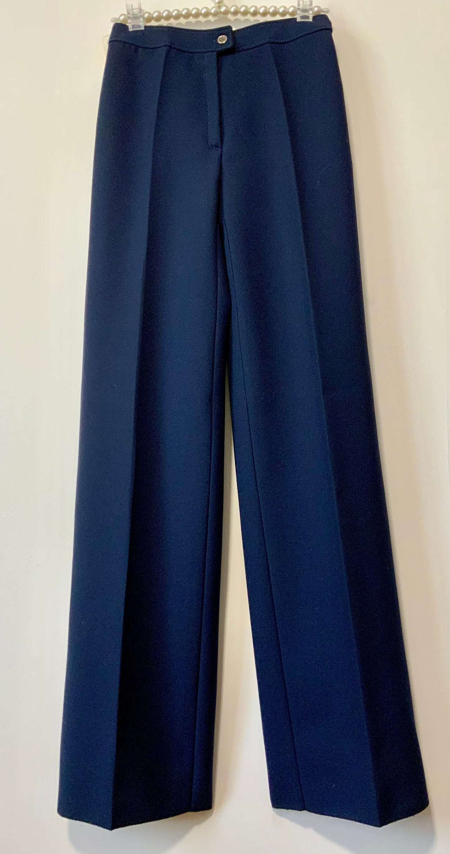 Pantalon Flare Large Tergal Deadstock Vintage 1970 Modele Florence Pattes d’elephant