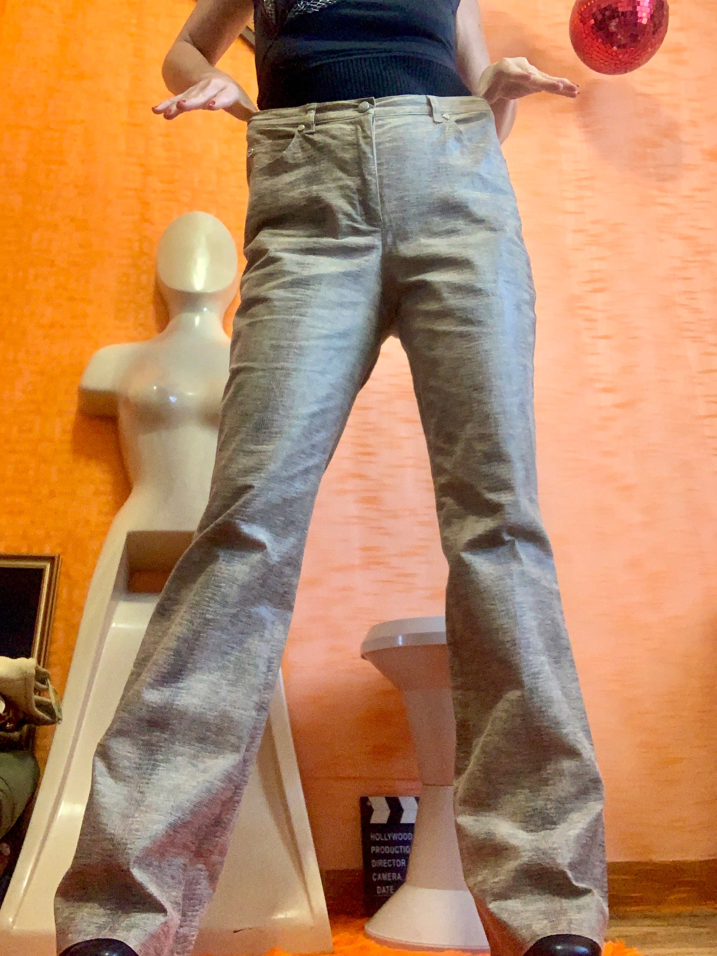 Superbe Pantalon Flare Escada Python Vintage Tendance Très stylé !