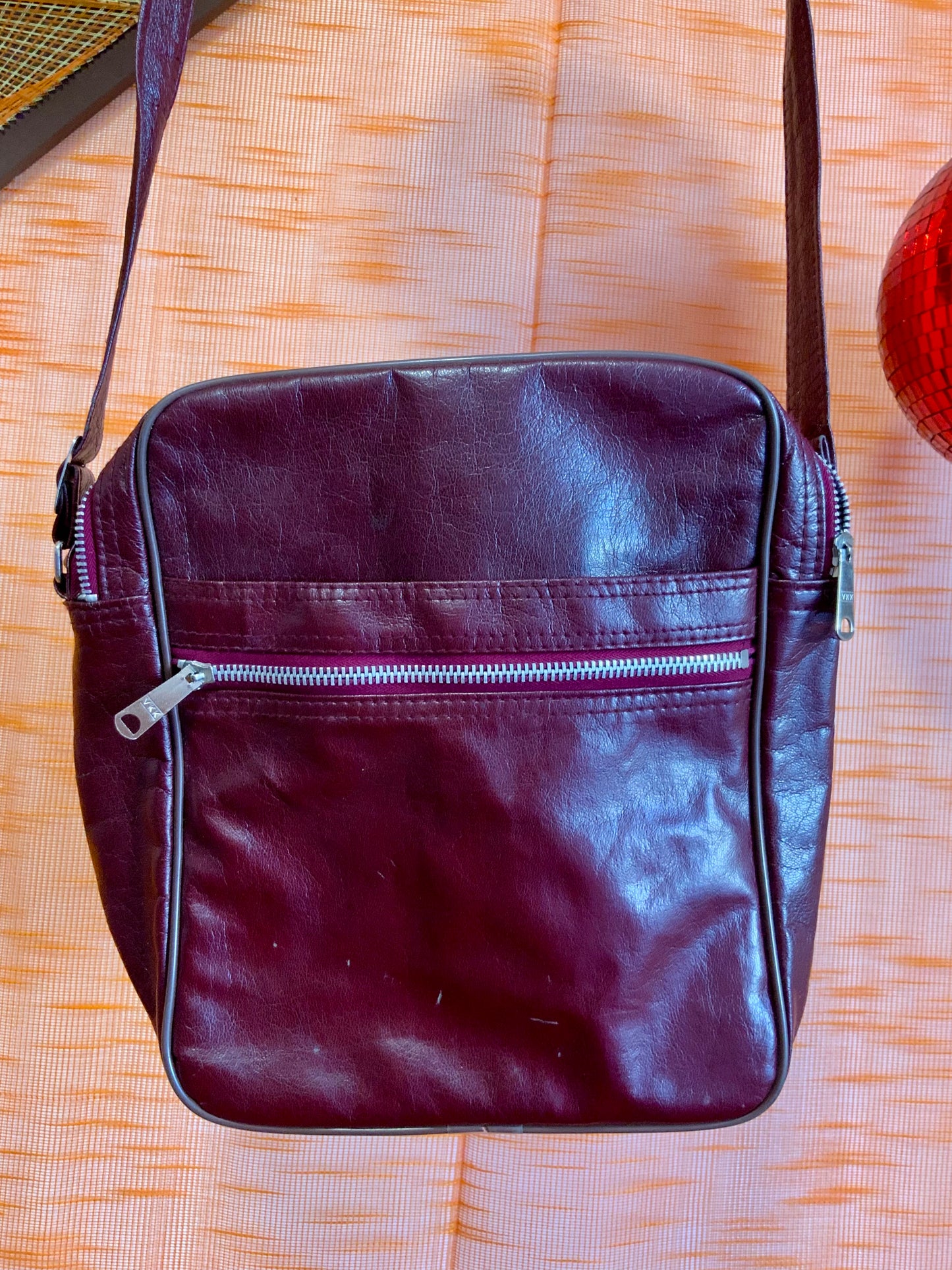 Sacoche Vintage Bordeaux