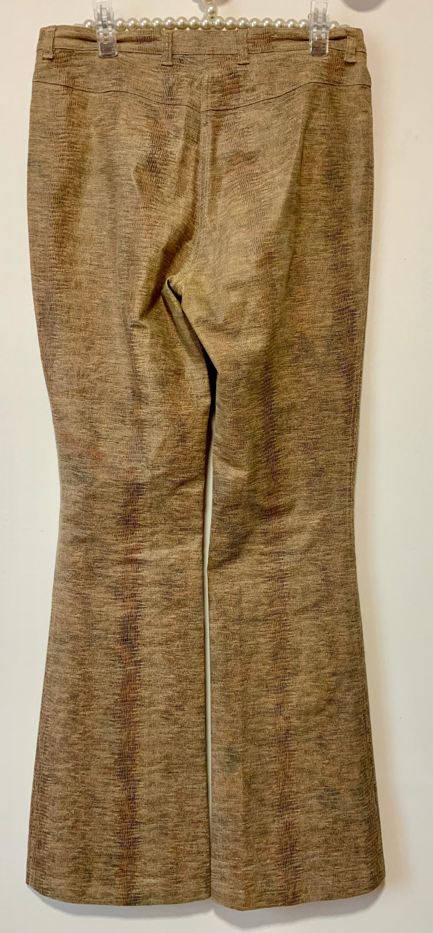 Superbe Pantalon Flare Escada Python Vintage Tendance Très stylé !