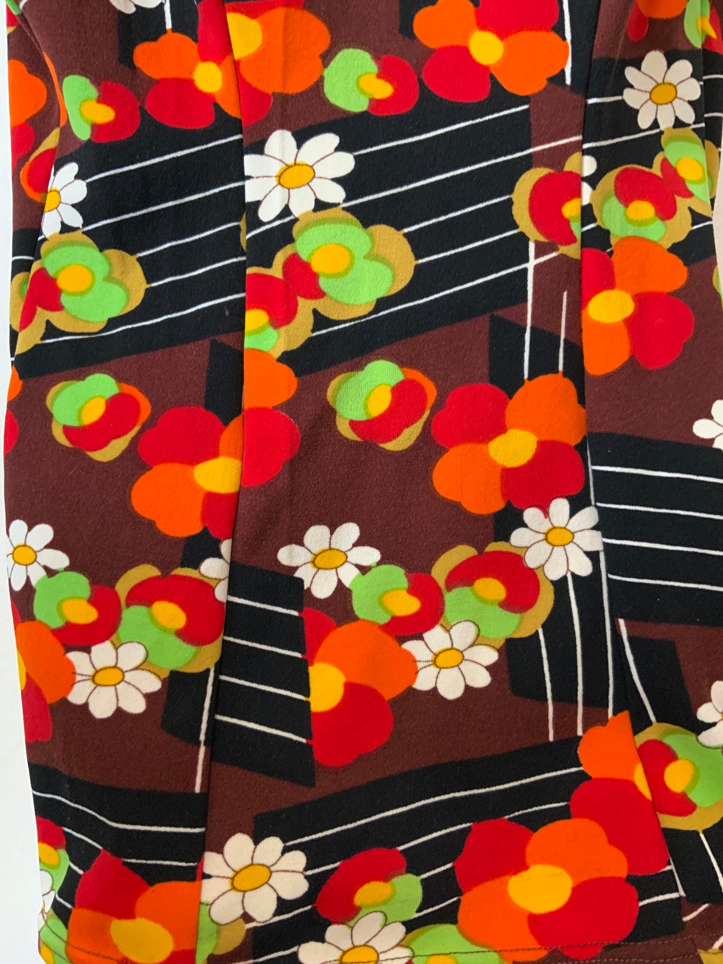 Sublime Maillot de Bain 1970 A fleurs Beauté Vintage