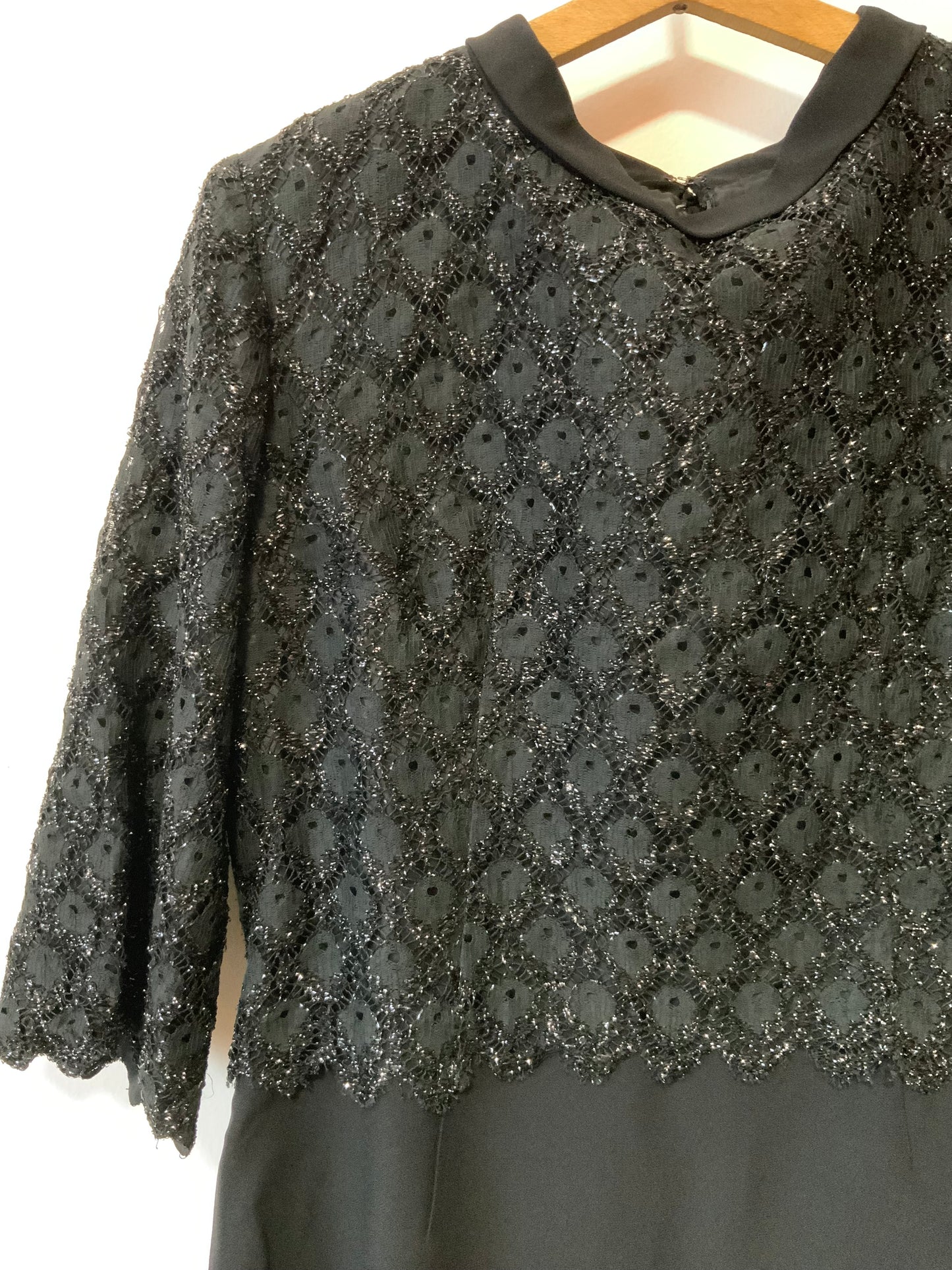 Blouse Dentelle Strass Création Vintage Paris Élégance