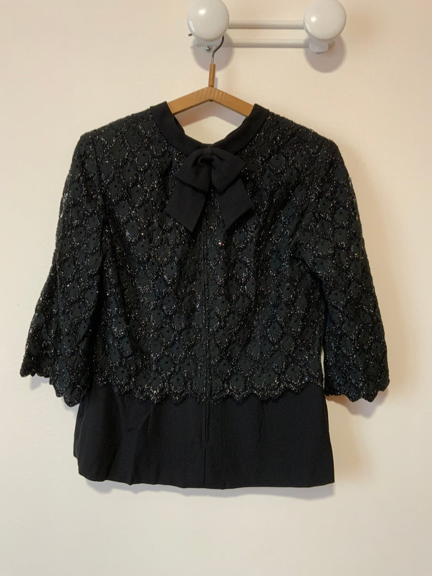 Blouse Dentelle Strass Création Vintage Paris Élégance