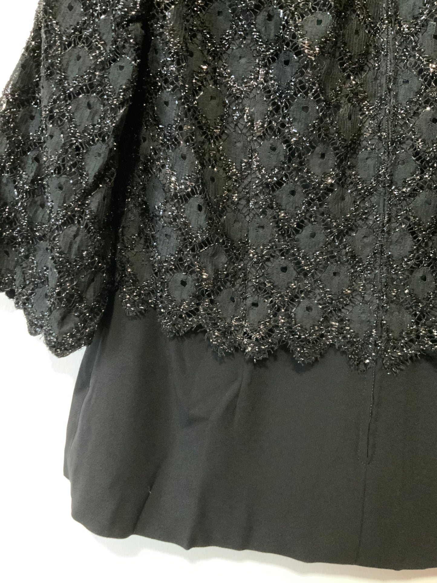 Blouse Dentelle Strass Création Vintage Paris Élégance