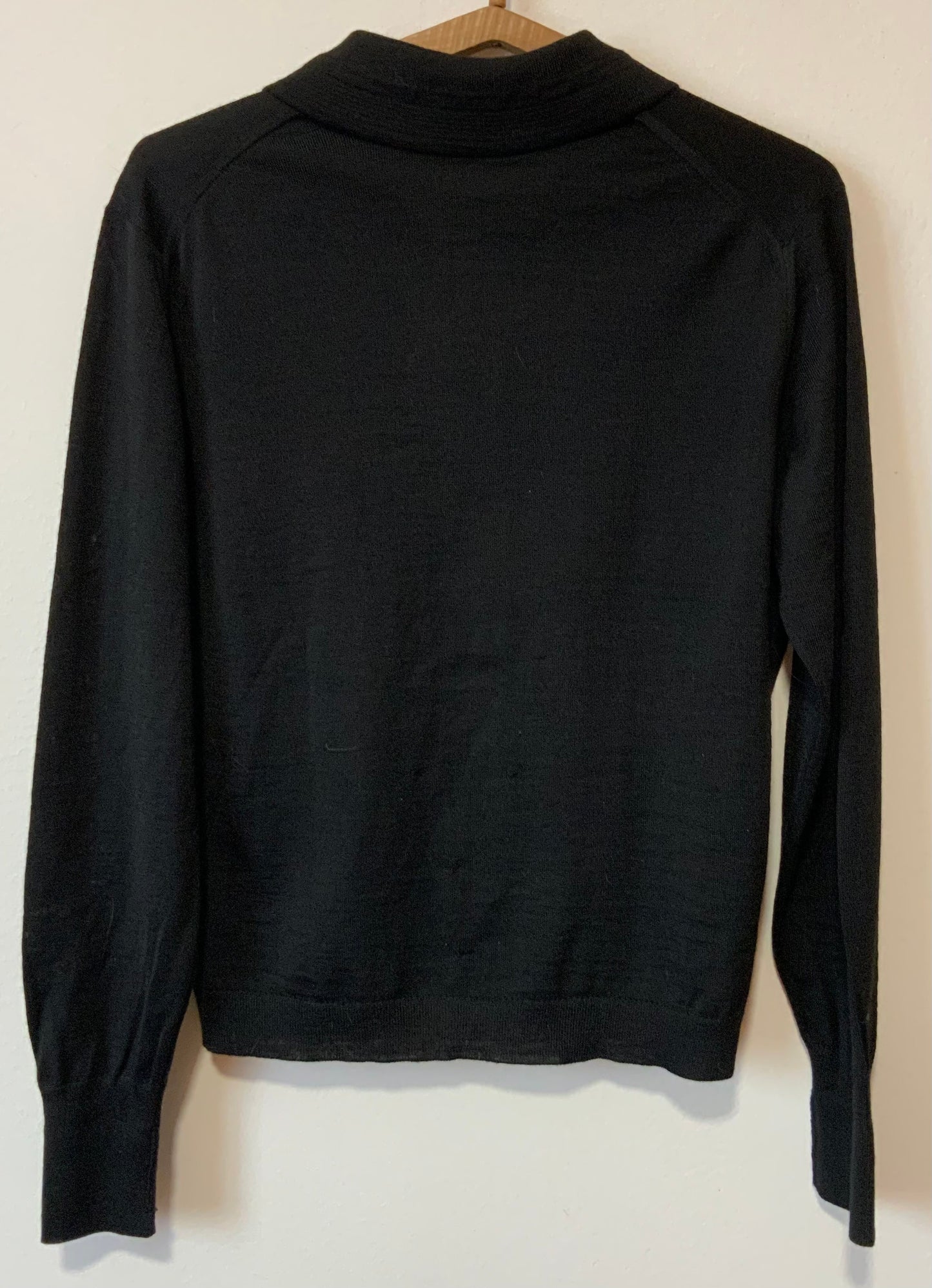 Pull Noir Deadstock 1970 Courtelle Collection Sacrilèges de Paris France Vintage