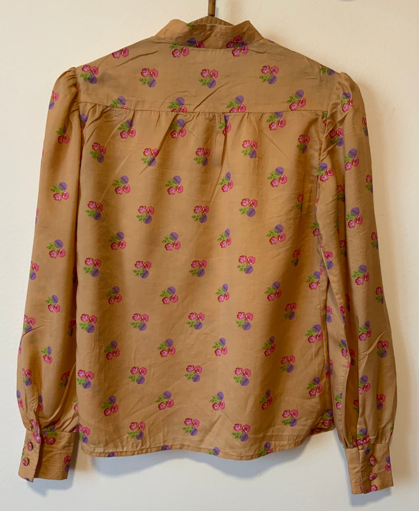 Chemisier à Fleurs Beauté Vintage Faite Main Création Fantastique