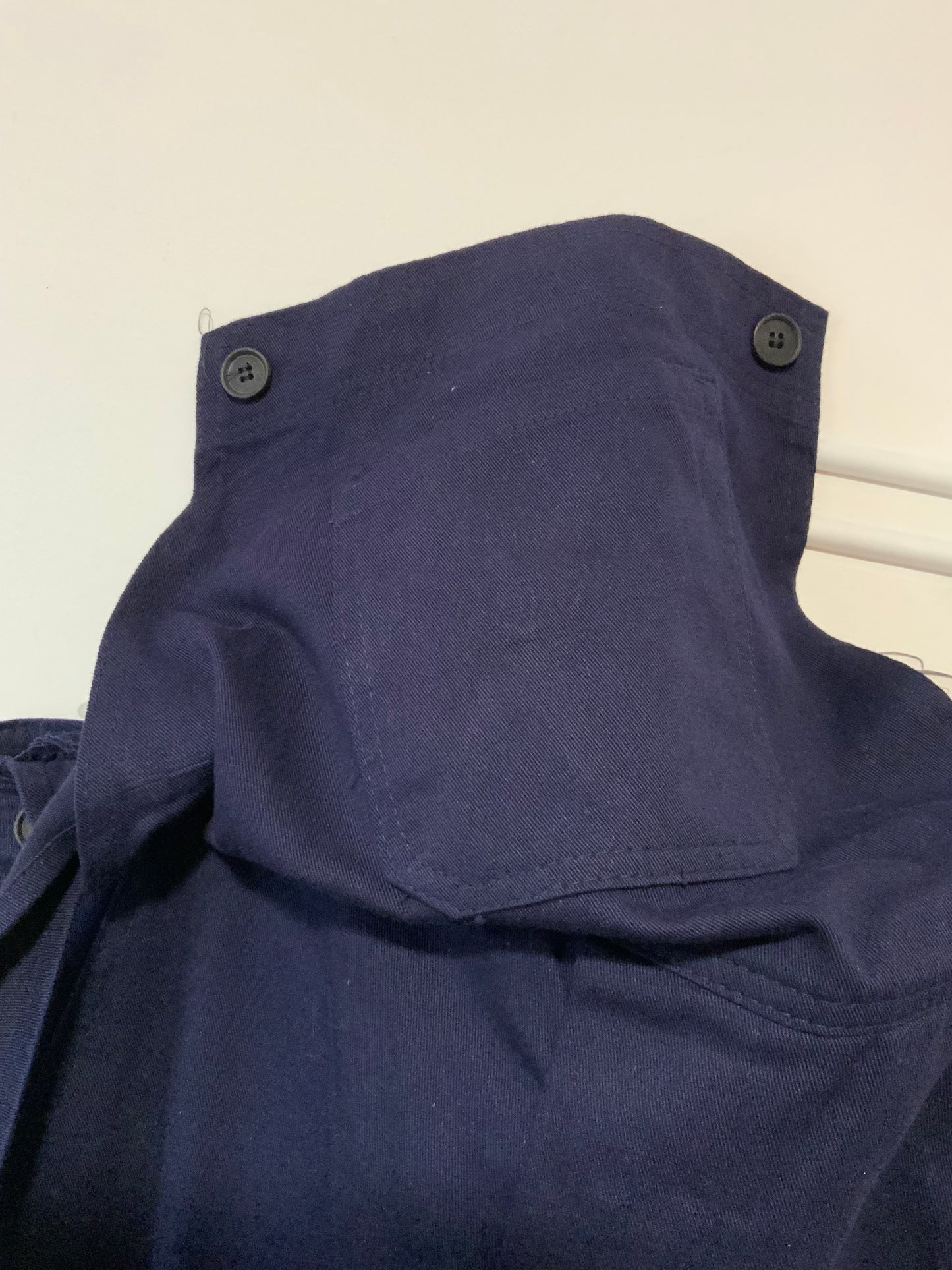 Salopette de travail Coton marine Façon denim Deadstock Neuf