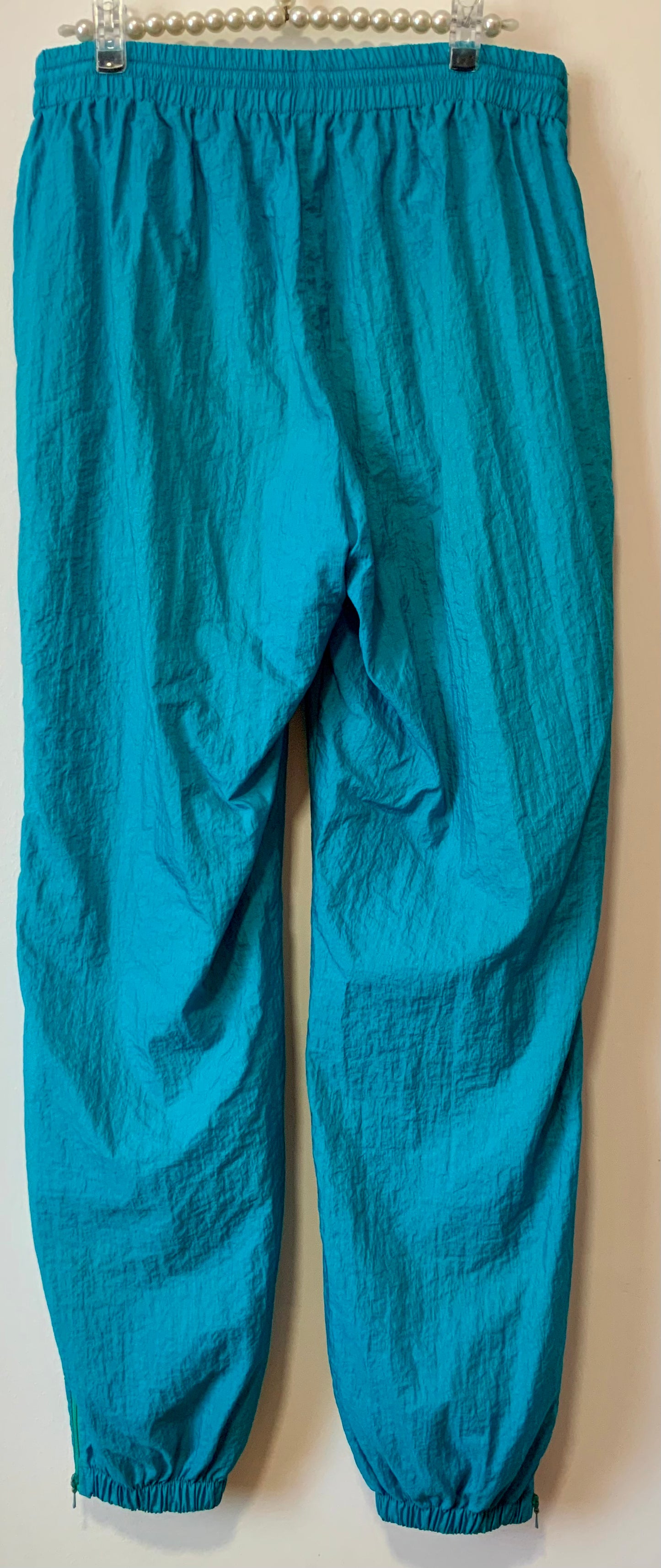 Pantalon Sport Matière fripée turquoise Vintage Etirel Original