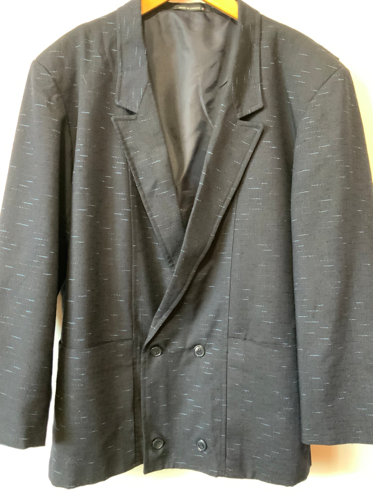 Veste Blazer Croisé Original Made in France Vintage 1980