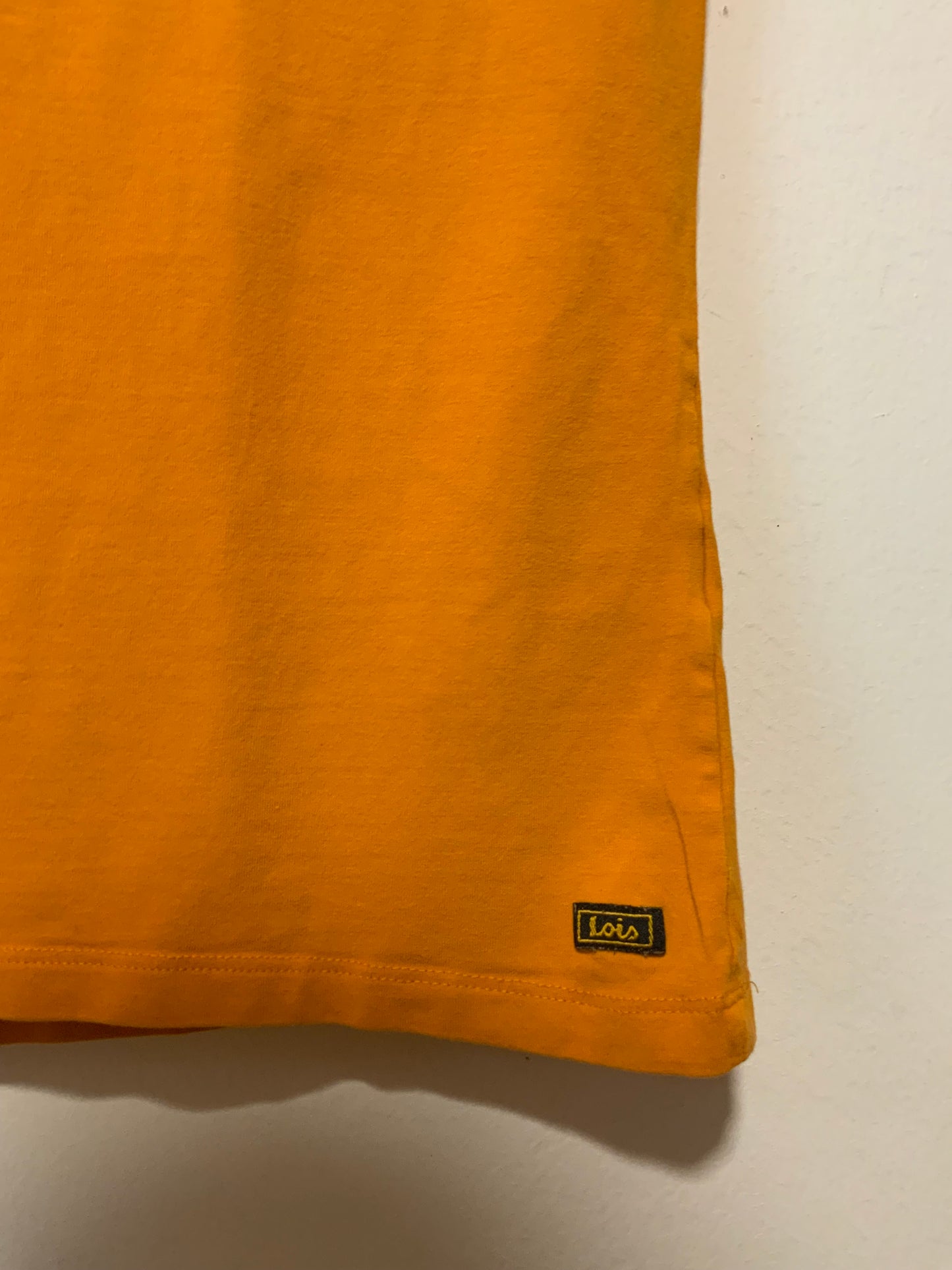 T shirt Lee Orange Vintage 2000