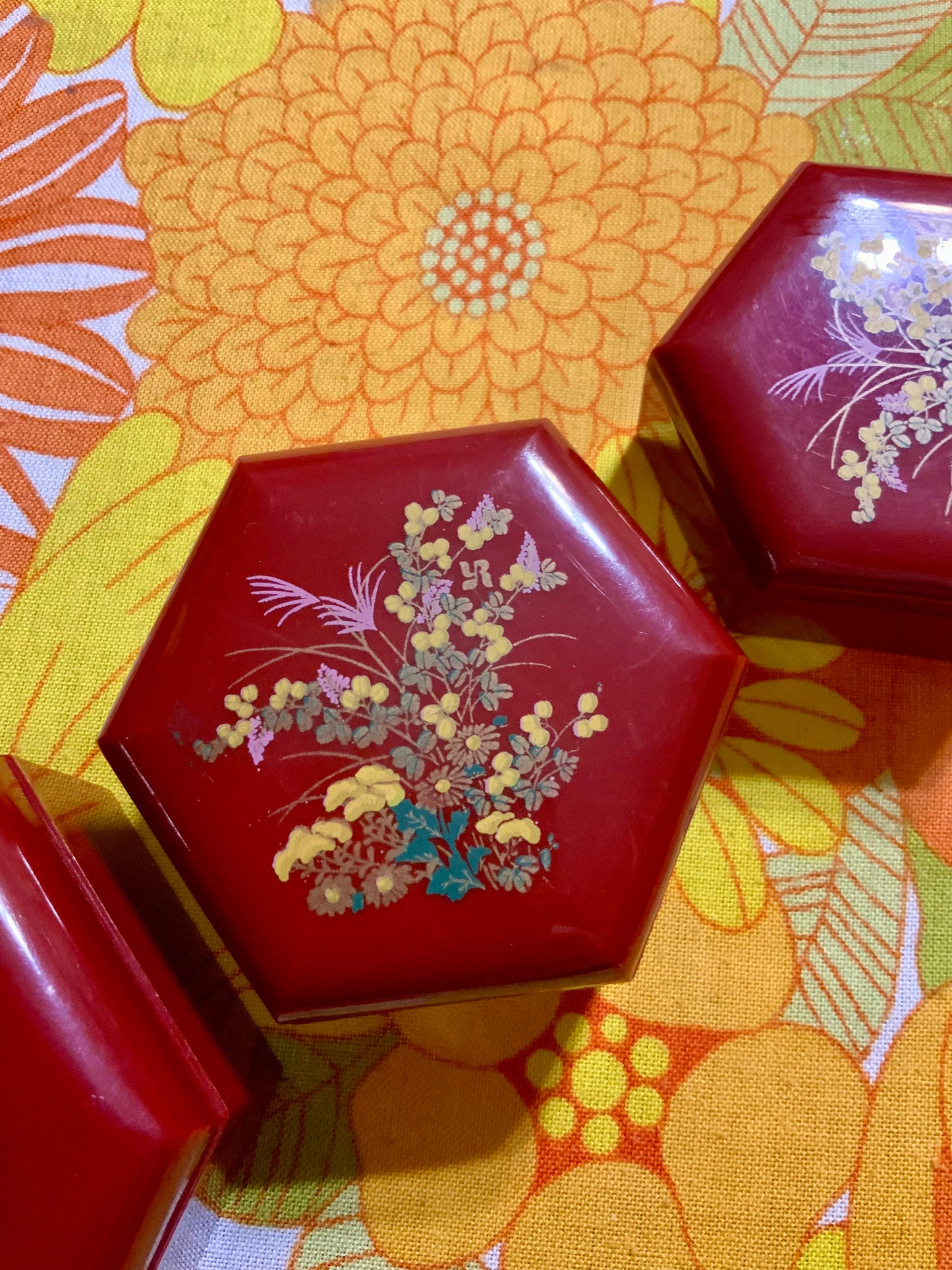 Trio de Boites à bijoux Vintage 1980