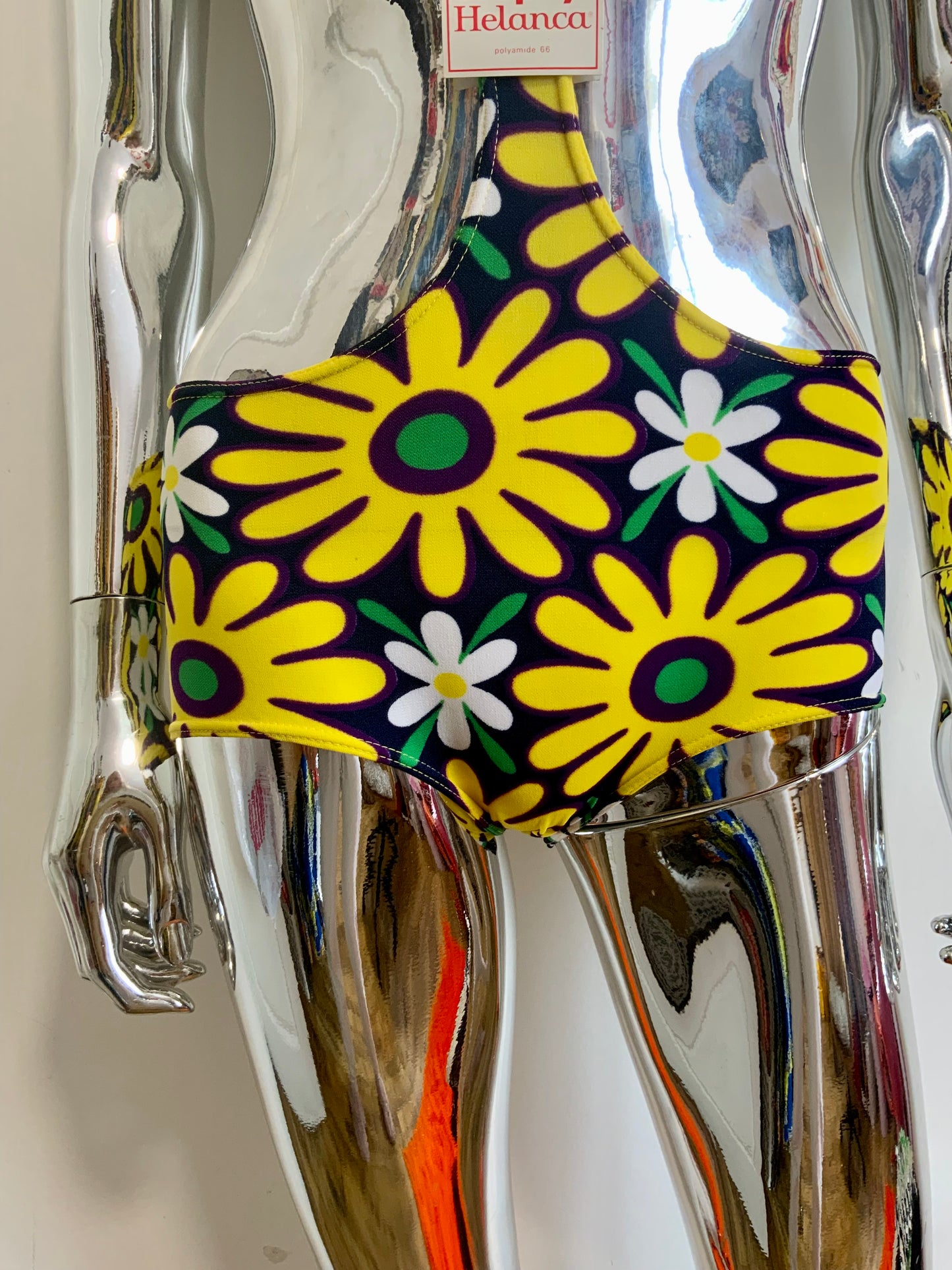 Incroyable Maillot de Bain Vintage Seventies Deadstock Fleurs