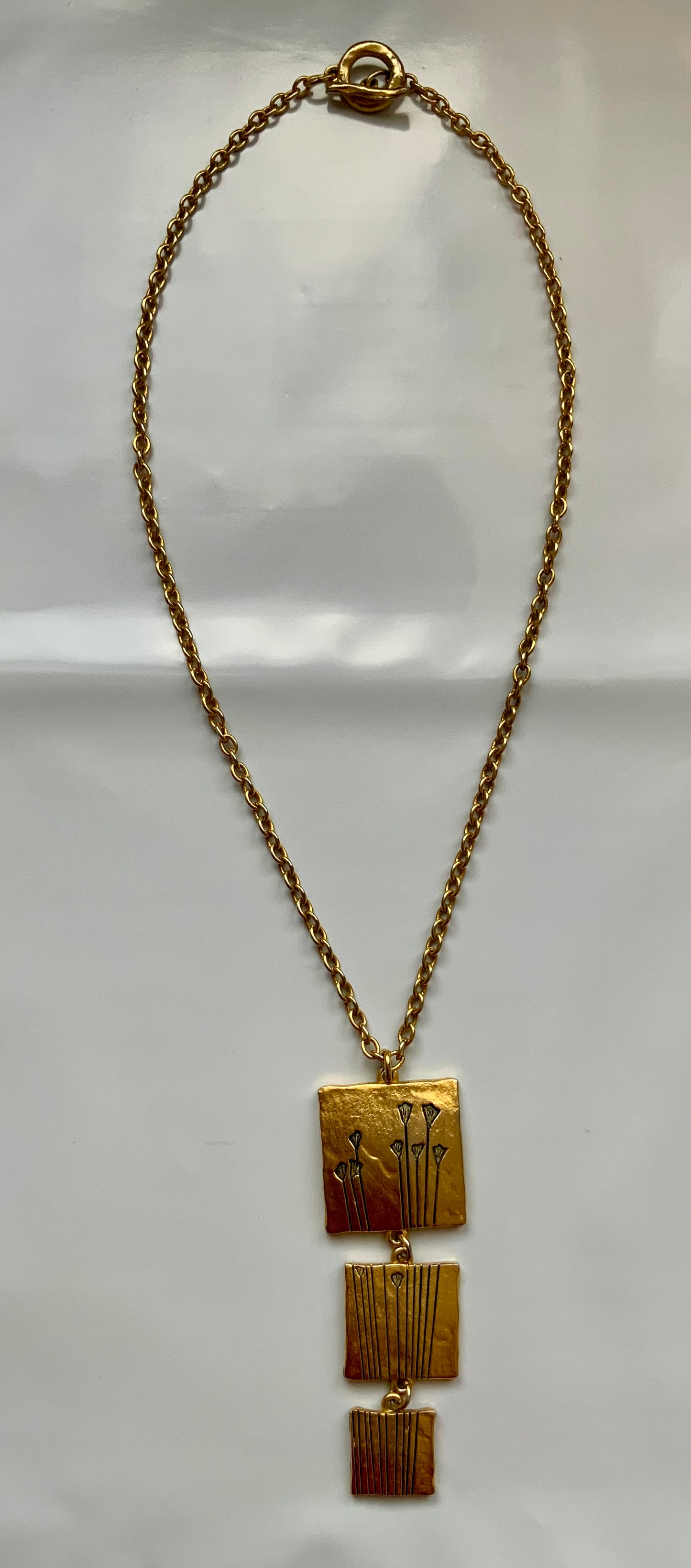 Collier Lancôme Motifs Fleurs - Vintage
