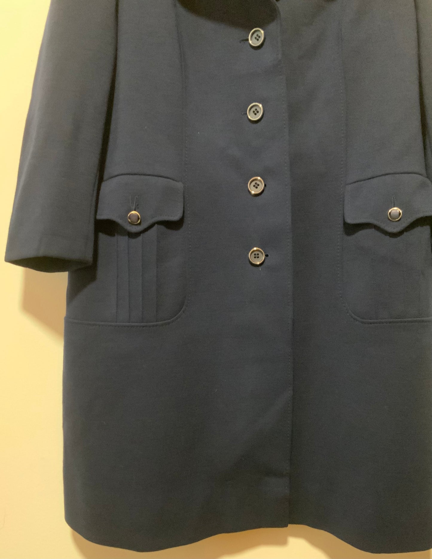 Manteau a martingale en pure laine vierge Woolmark Vintage Ancien